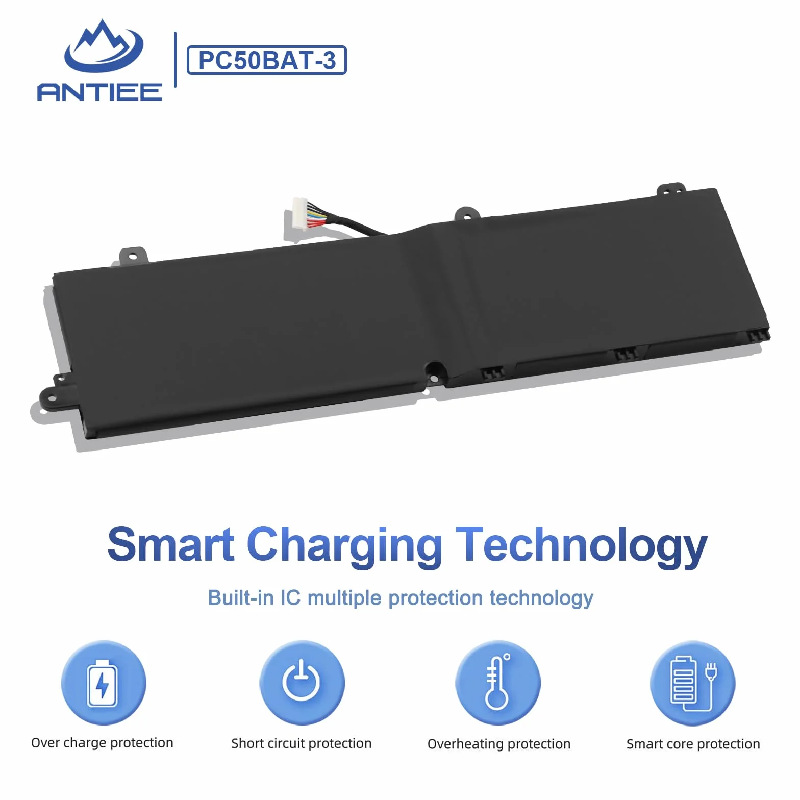 ANTIEE PC50BAT-3 73Wh Laptop Battery Compatible with Schenker Key 15 Comet Lake Clevo PC50DN2 PC50S 11.4V
