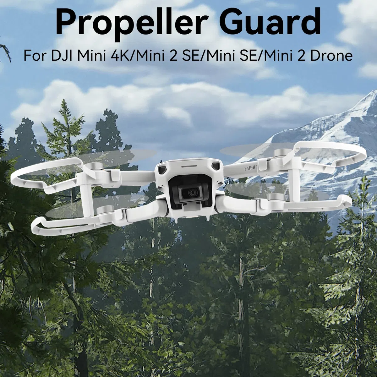 Mini 2 Osłona Śmigła - Ochraniacz do Drona DJI Mini 4K/Mini 2 SE/SE, Szybkozłączka, Zapasowe Ochraniacze Ostrza, Rekwizyty, Kompatybilne z Akcesoriami do Dronów Mini 4K