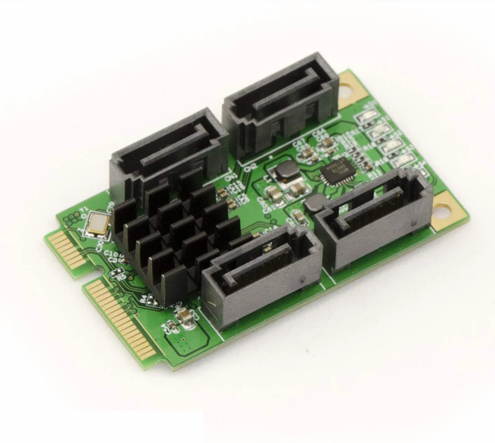 KALEA-INFORMATIQUE Karta kontrolera Mini PCI Express 4 porty SATA 3.0 6G Marvell