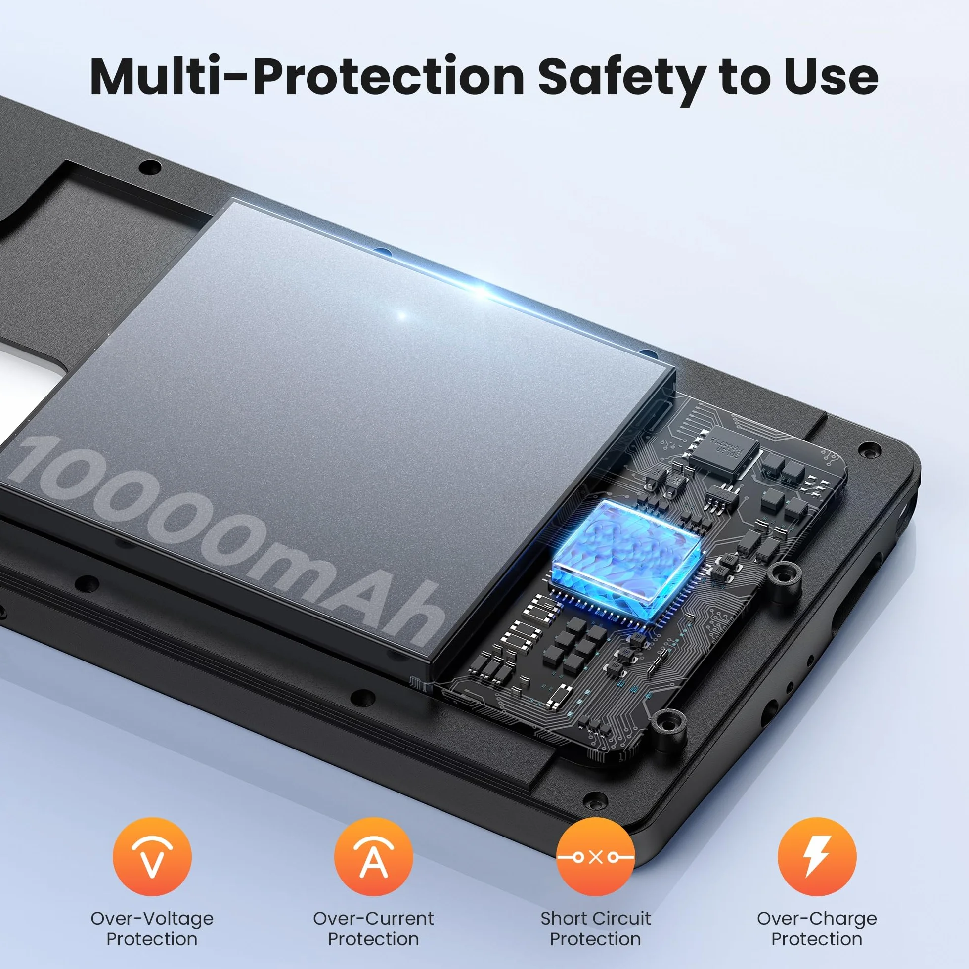 Etui na baterie do Samsung S23 Ultra/S22 Ultra, prawdziwe etui na baterie 10000 mAh - Inteligentne bezprzewodowe etui do ładowania, przenośne obudowy zasilania, zewnętrzna bateria do ładowania Power