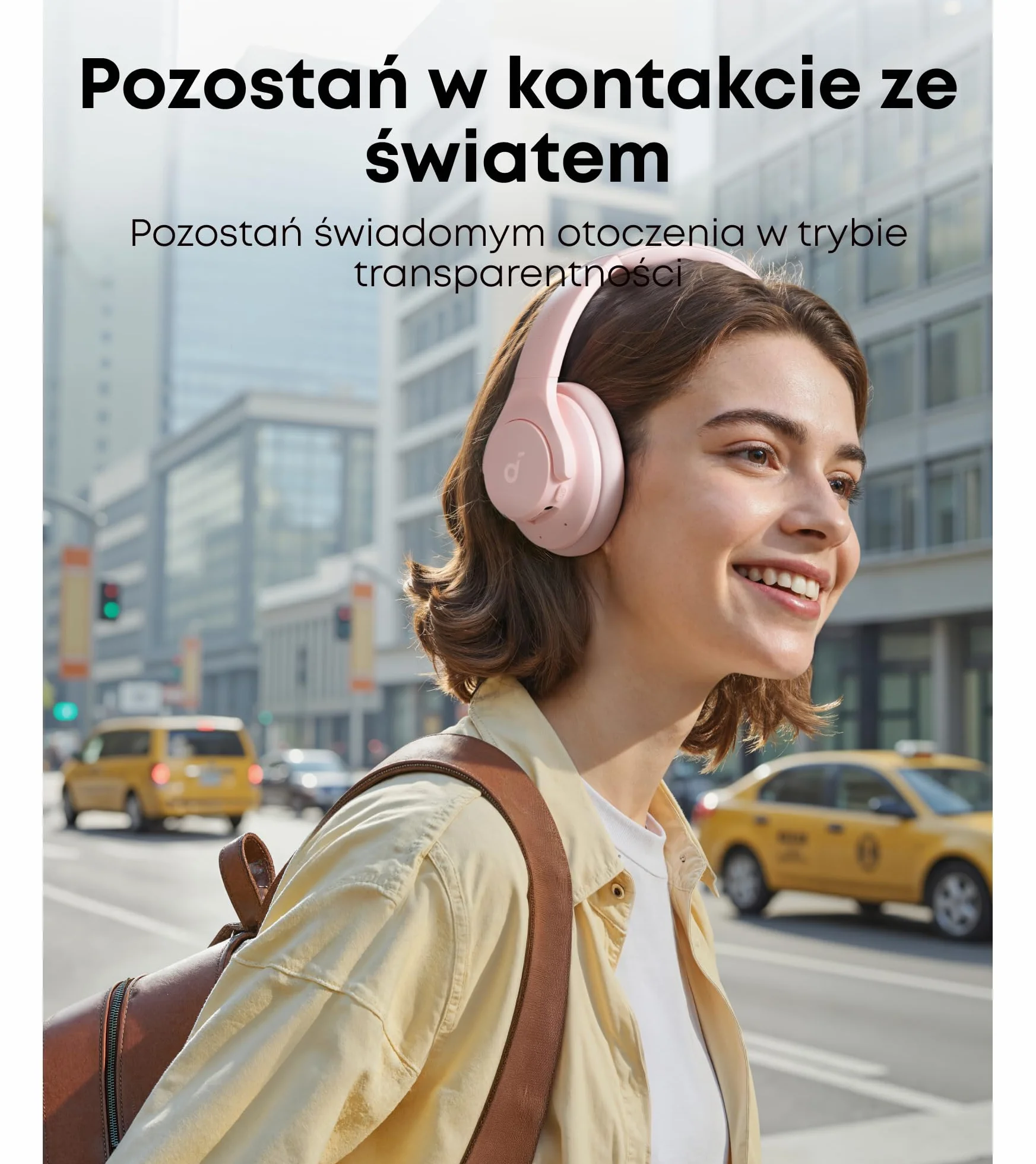 Słuchawki hybrydowe Soundcore by Anker Q20i z aktywną redukcją szumów, bezprzewodowe nauszne Bluetooth, 40-godzinny czas odtwarzania ANC, dźwięk o wysokiej rozdzielczości, mocny bas, możliwość persona