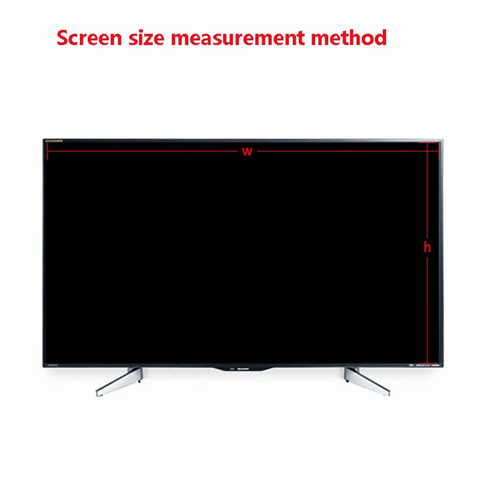 32-70 cali Anti Blue TV Screen Protector, filtr światła niebieskiego do ekranu telewizora, brak odcisków palców, ochrona oczu, łagodzenie zmęczenia oczu,32"700 * 395mm