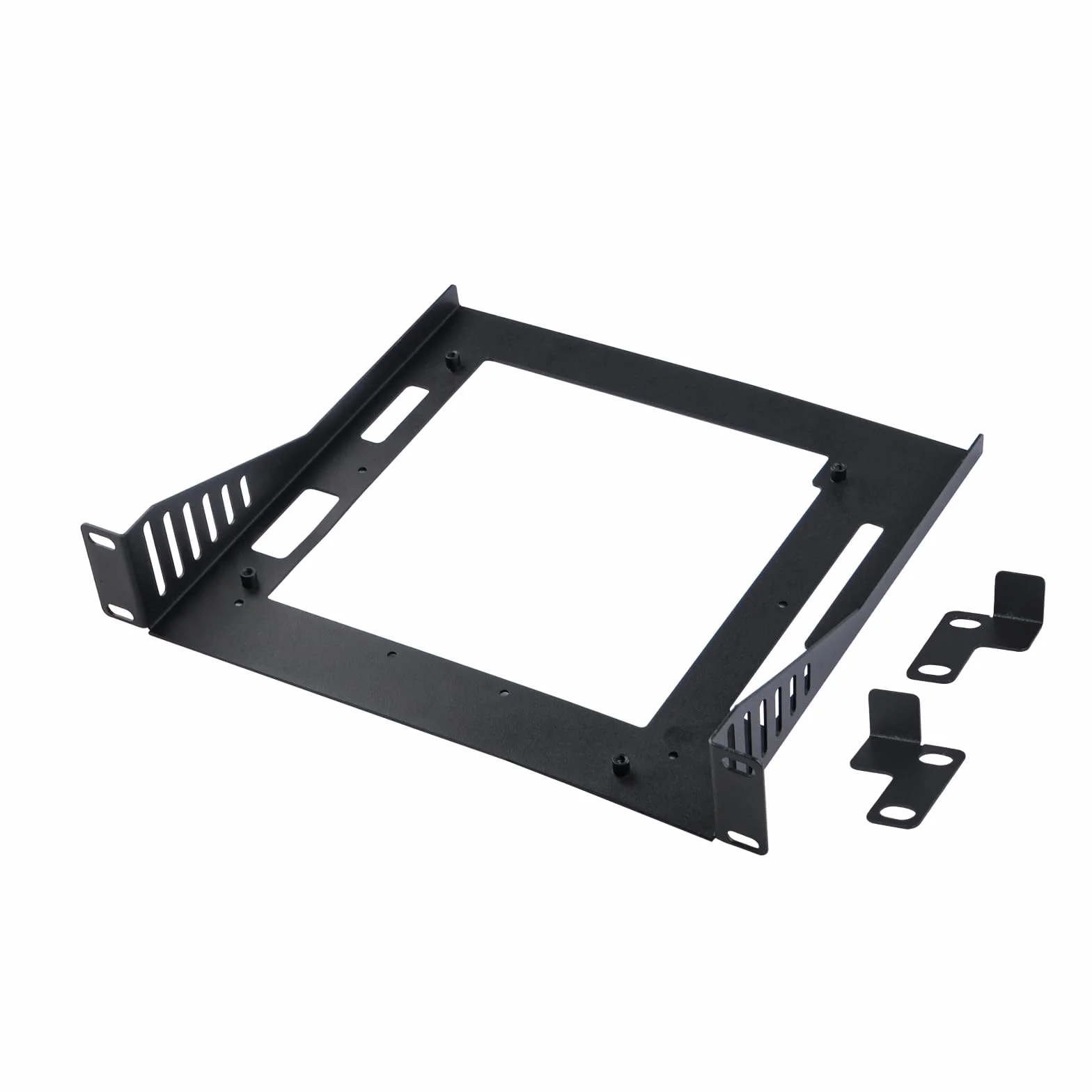 GeeekPi DeskPi RackMate Akcesoria Mini ITX Shelf 10-calowa półka 1U do montażu na stałe we wszystkich standardowych 10-calowych stojakach i szafach sieciowych, tacę można wyposażyć w DeskPi Super6C