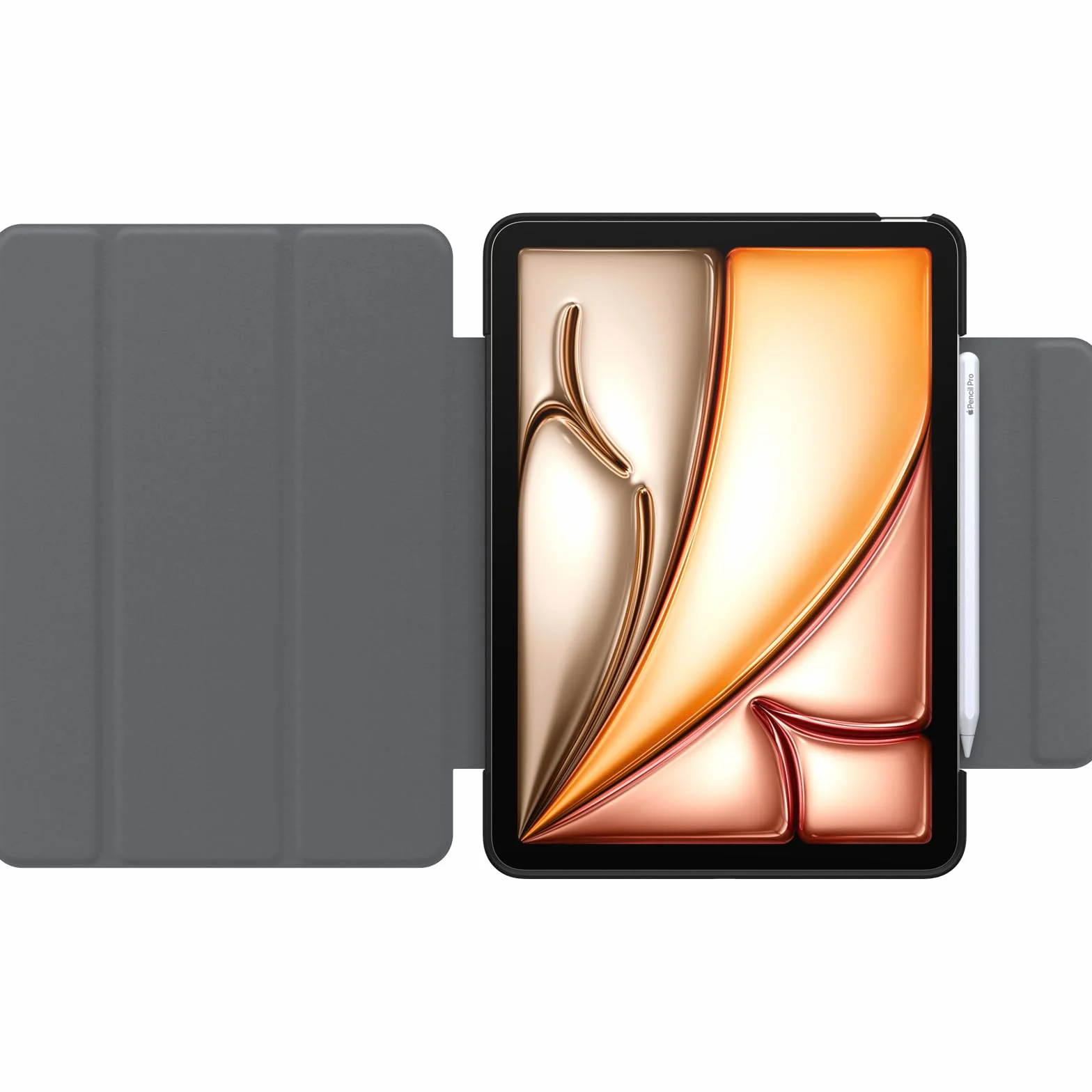 OtterBox Symmetry Folio Etui na iPad Air 11" (M2/M3/M4) & iPad Air 10.9" (2022/2020), odporny na upadki, smukły futerał ochronny, przetestowany zgodnie ze standardami wojskowymi, Czarne