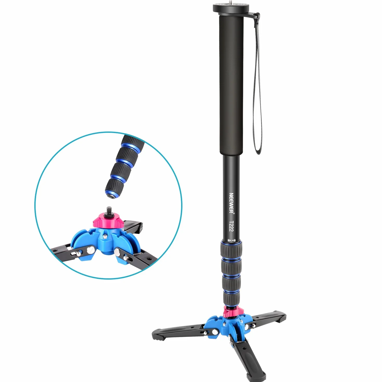 Neewer Monopod Czarny 52-168cm