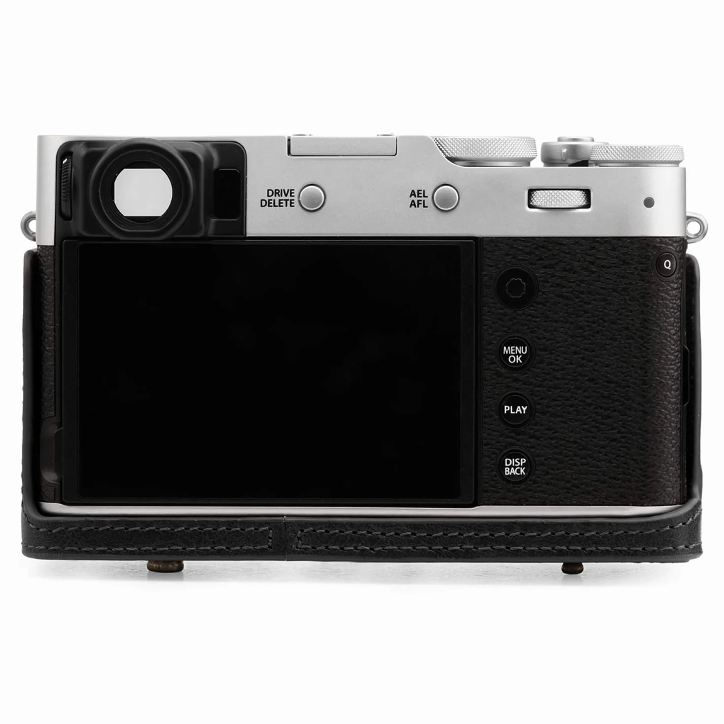 MegaGear MG1892 Ever Ready etui na aparat z prawdziwej skóry kompatybilne z Fujifilm X100V - czarne
