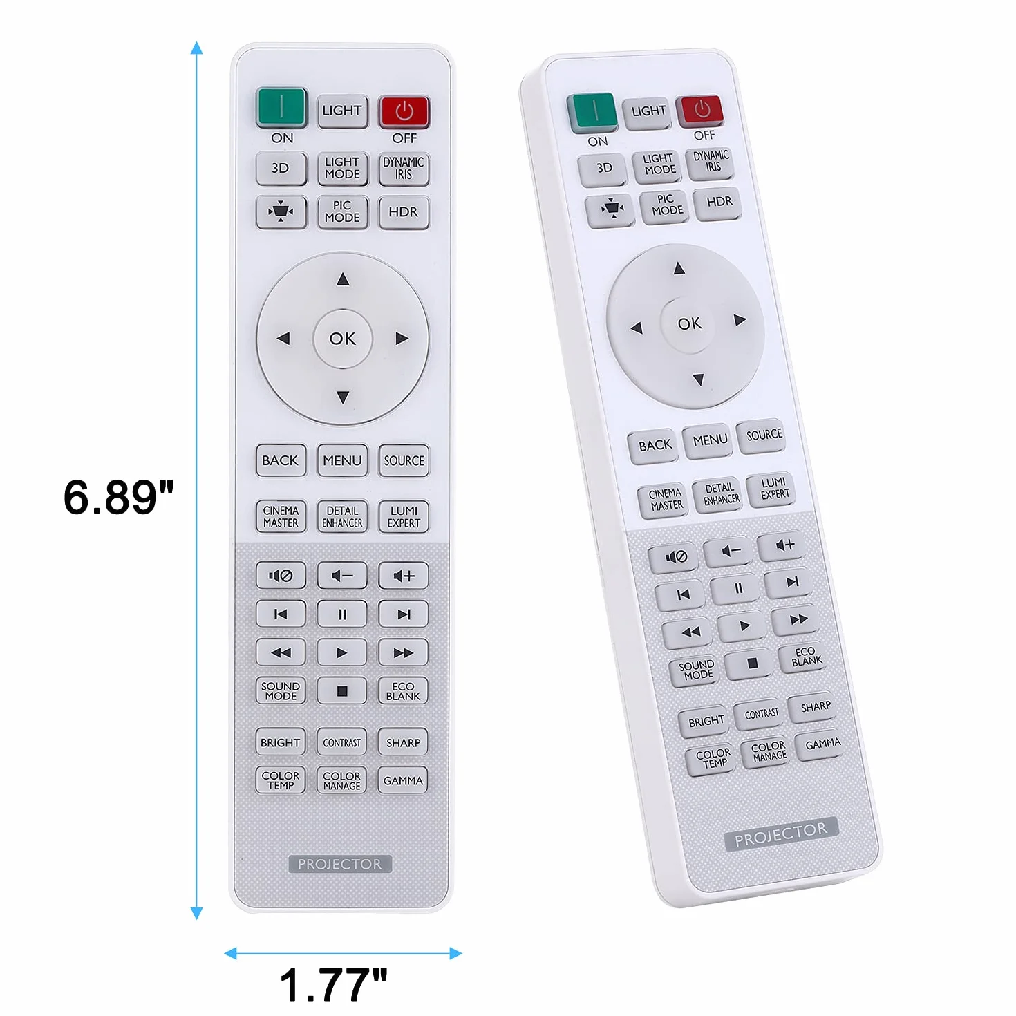 RCV012 RCV015 Pilot do BenQ W1090 TH683 W1070+ W2000 W2000+ W1110 HT1075 HT1085ST HT2150ST HT2050 MH684 TH670 W1075 W110 1080ST + W1120 W3000 HT2550 Projektor z podświetleniem
