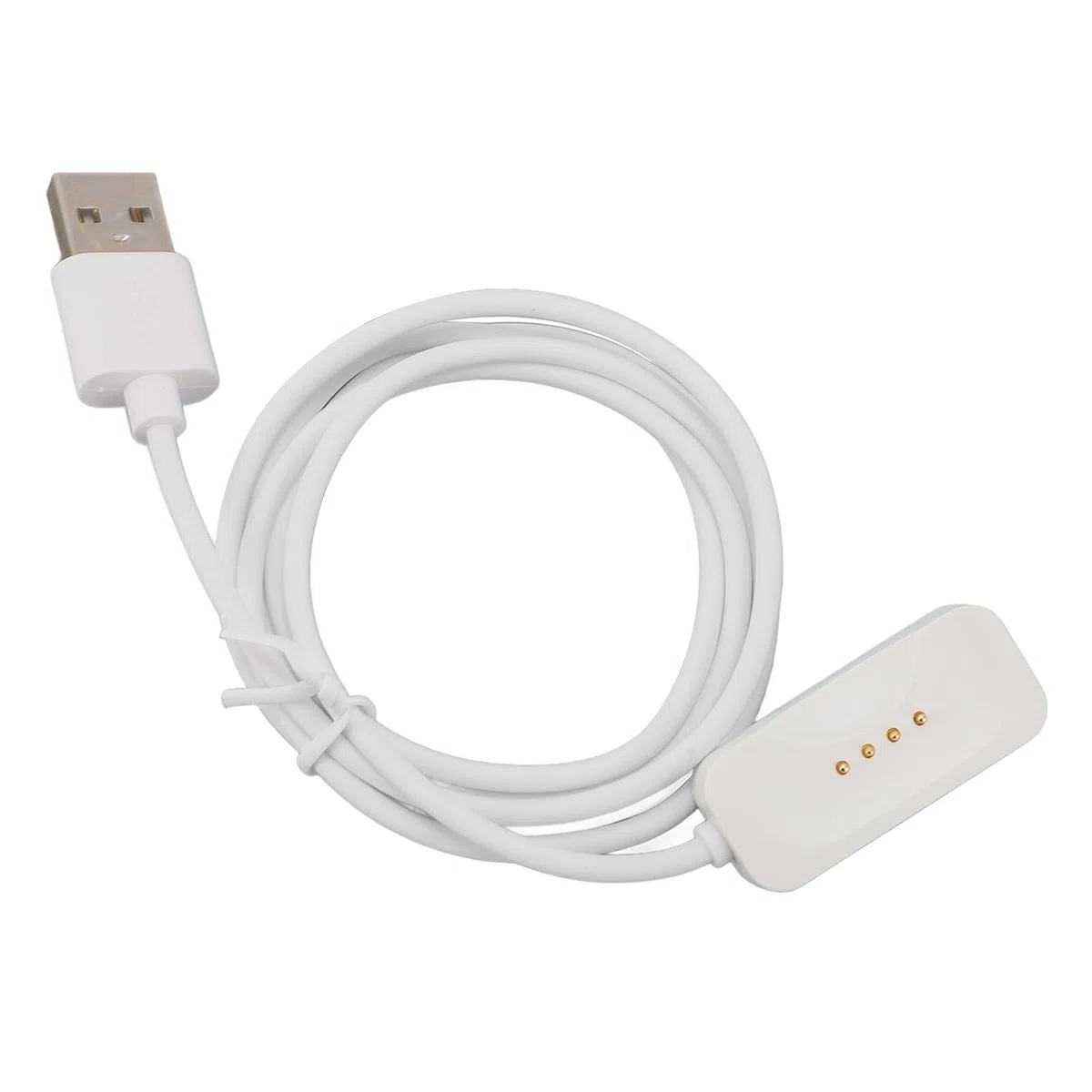 Kabel ładowarki USB do X///Zegarka do Smartwatcha, Wymienna ładowarka Kablowa USB, ładowanie Magnetyczne, 3,3 Stopy (WHITE)