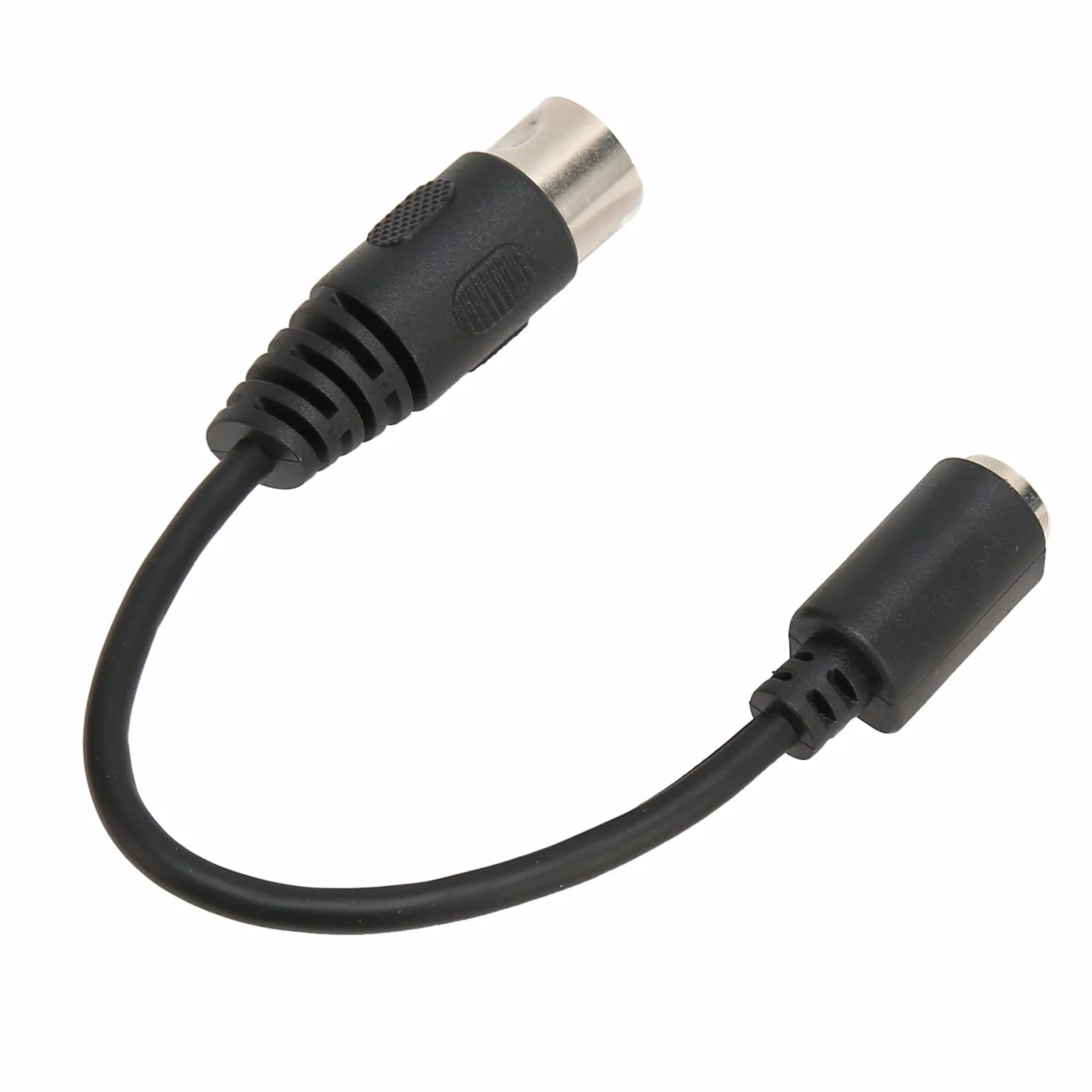 5-pinowy Adapter Kabla DIN na PS/2, 5-pinowy Męski Adapter DIN na 6-pinowy żeński Adapter Mini DIN, 5,9-calowy Kabel Konwertera Klawiatury i Myszy, Plug and Play