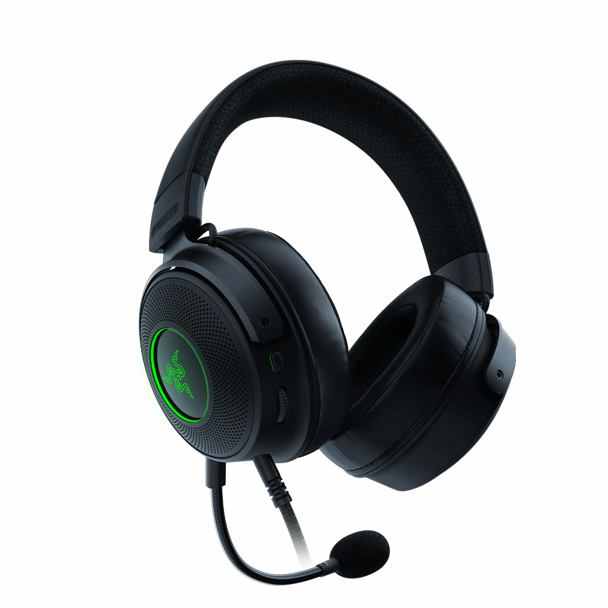 Razer Kraken V3 przewodowy zestaw słuchawkowy USB do gier z Chroma RGB 50 mm THX Czarny
