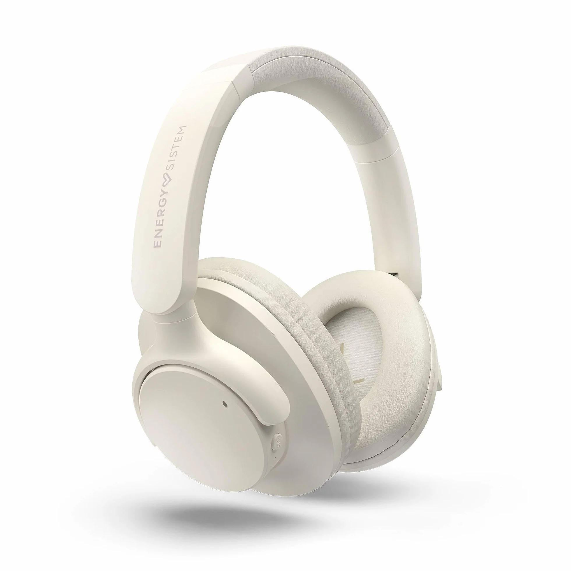 Energy Sistem Radiobeat Słuchawki Bluetooth 5.4, bateria 20h, połączenie wielu urządzeń, składana konstrukcja, radio FM, odtwarzacz MP3 Micro SD, asystent głosowy (biały)