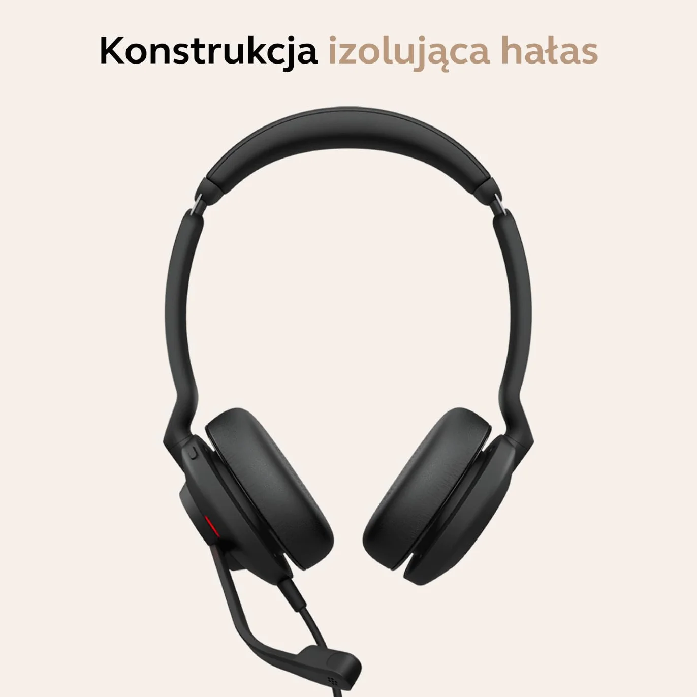 Jabra Evolve2 30 SE przewodowy zestaw słuchawkowy USB-A/USB-C certyfikowany dla Microsoft Teams