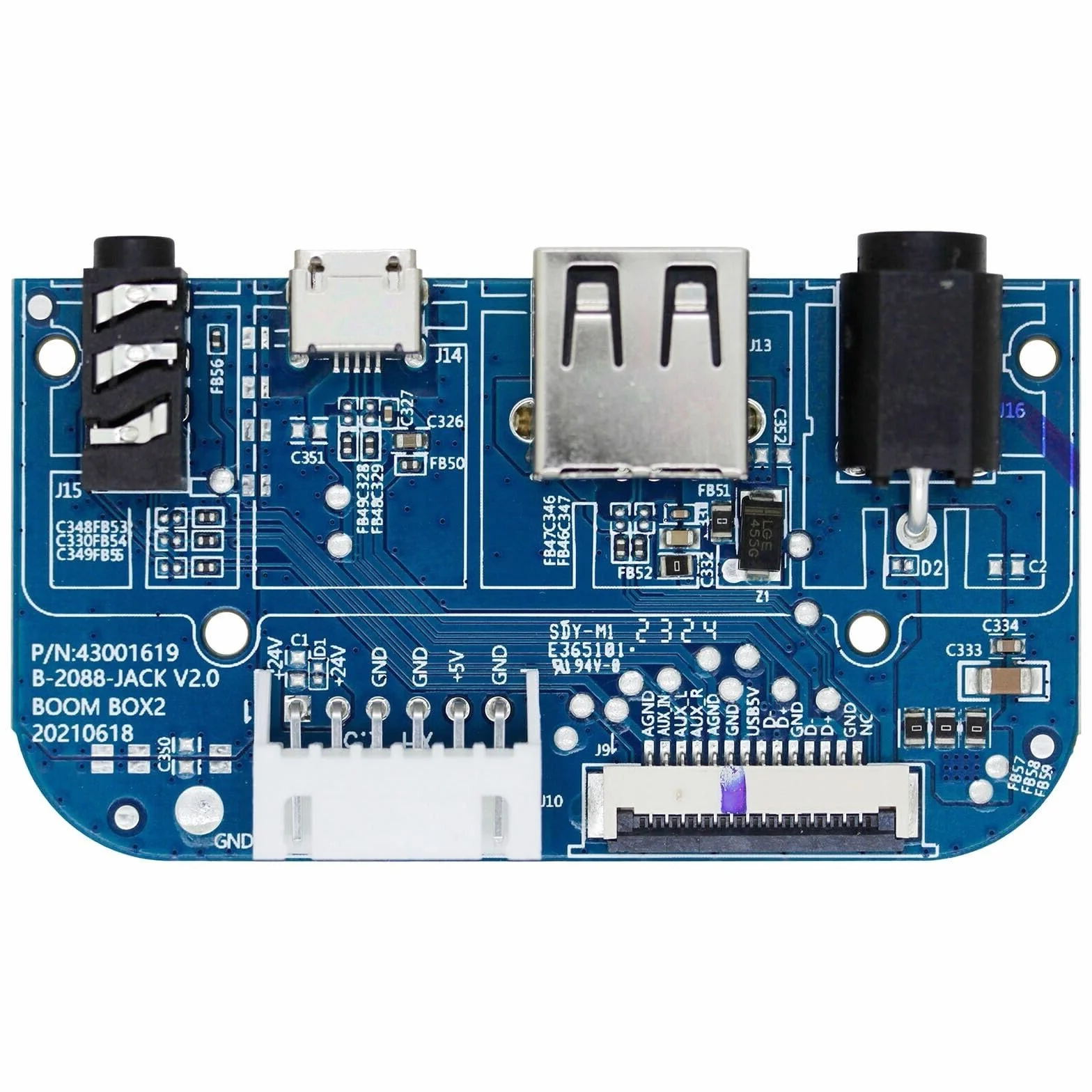 DIY moduł ładowania płyta główna do JBL Boombox 2 ND, akcesoria do naprawy głośników
