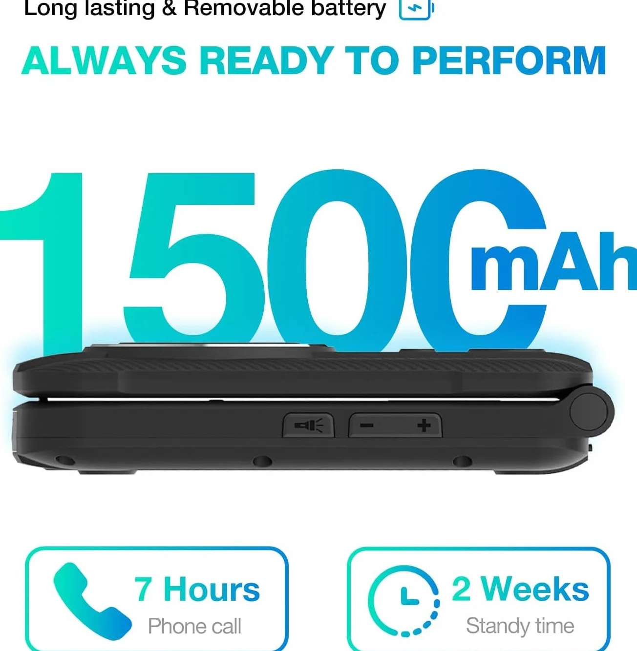 AGM M8 FLIP 7,11 cm (2.8") 162 g Nero