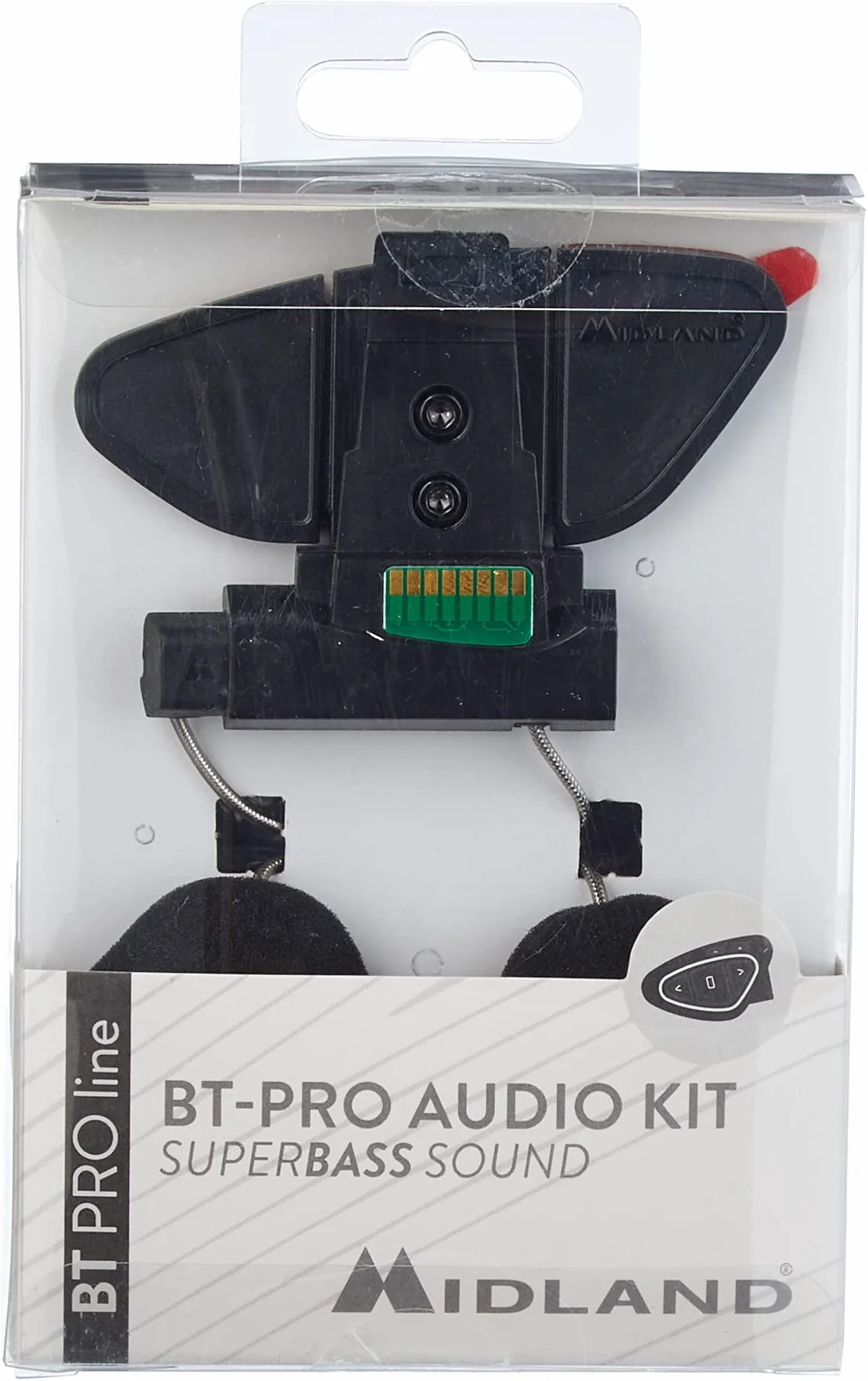 Midland Zestaw audio BT PRO Intercom z głośnikami Super Bass Sound