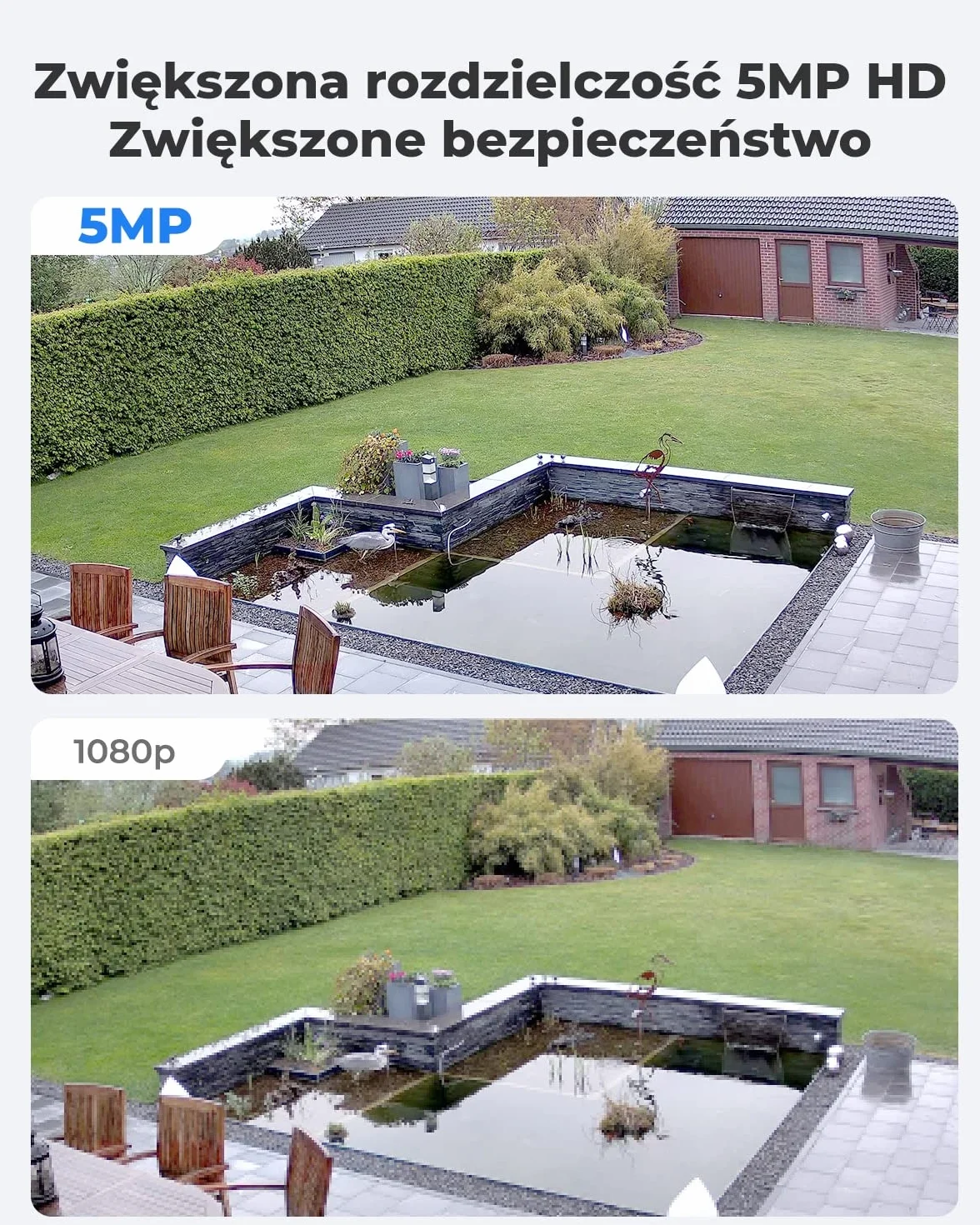 Reolink Zewnętrzna Kamera Monitoringu PoE z Wykrywaniem Ludzi/Pojazdów, Pogodoodoprność IP67, Kopułowa Kamera CCTV IP, Kamera Monitoringu z Nagrywaniem Audio i Funkcją Timelapse RLC-520A