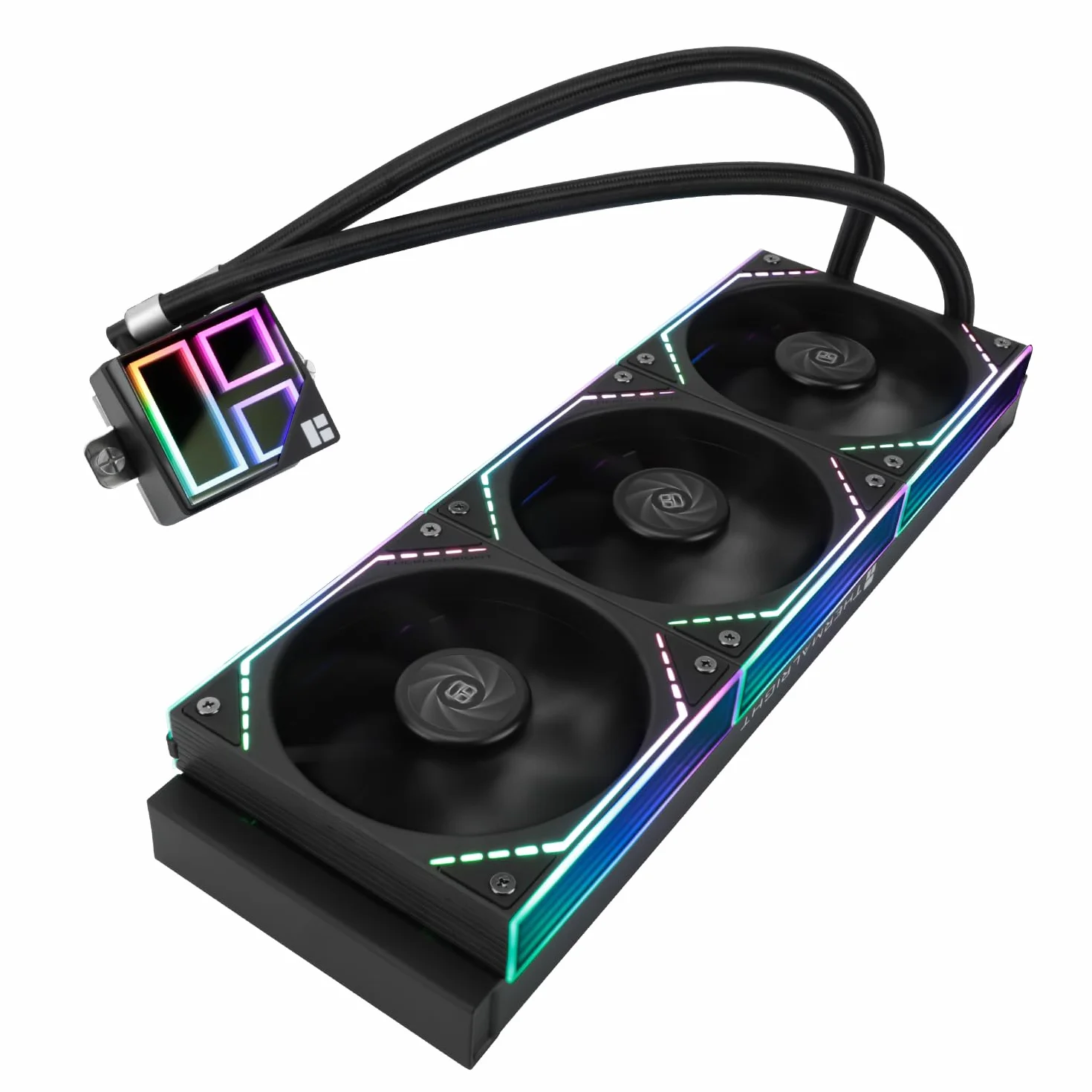Thermalright TR Frozen Infinity 360 BLACK CPU Aio, wentylator TL-M12 x 3 PWM, chłodzenie wodą z procesorem, ARGB Infinity Mirror, 360 chłodzenie cieczą CPU: LGA1851/1700/115X/2011, chłodzenie wodą PC