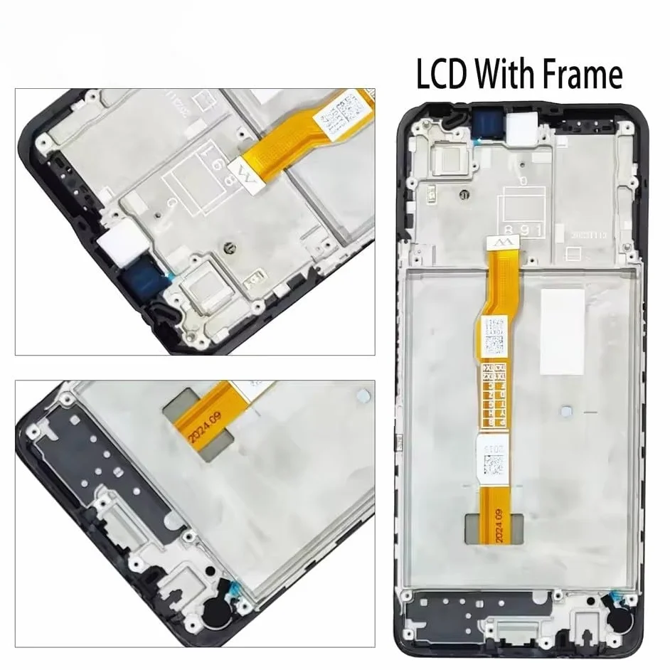 Dla VIVO Y36 4G 5G V2247 V2248 Wyświetlacz LCD Ekran Dotykowy Digitizer Zgromadzenie Części Naprawcze (Y36 4G z ramą)