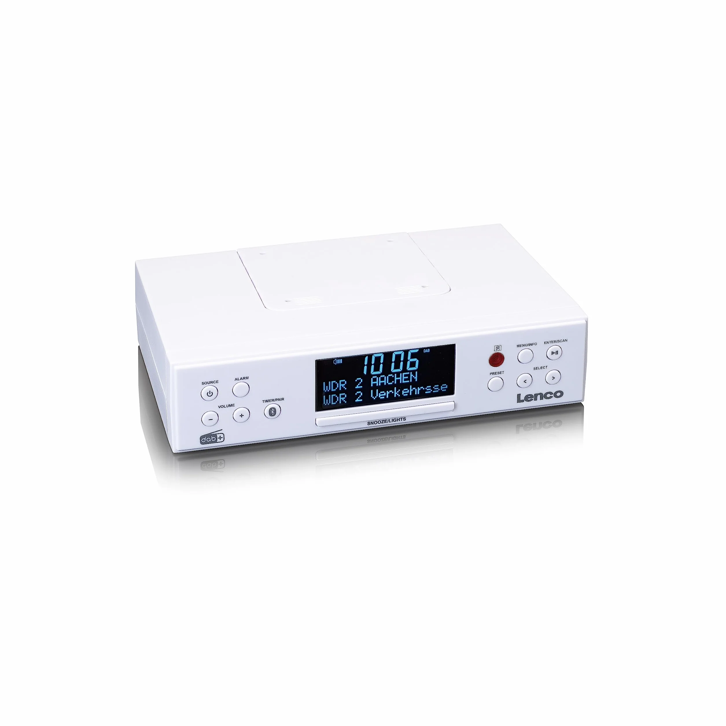 Lenco KCR-190 DAB+ radio kuchenne podszafkowe Bluetooth PLL FM