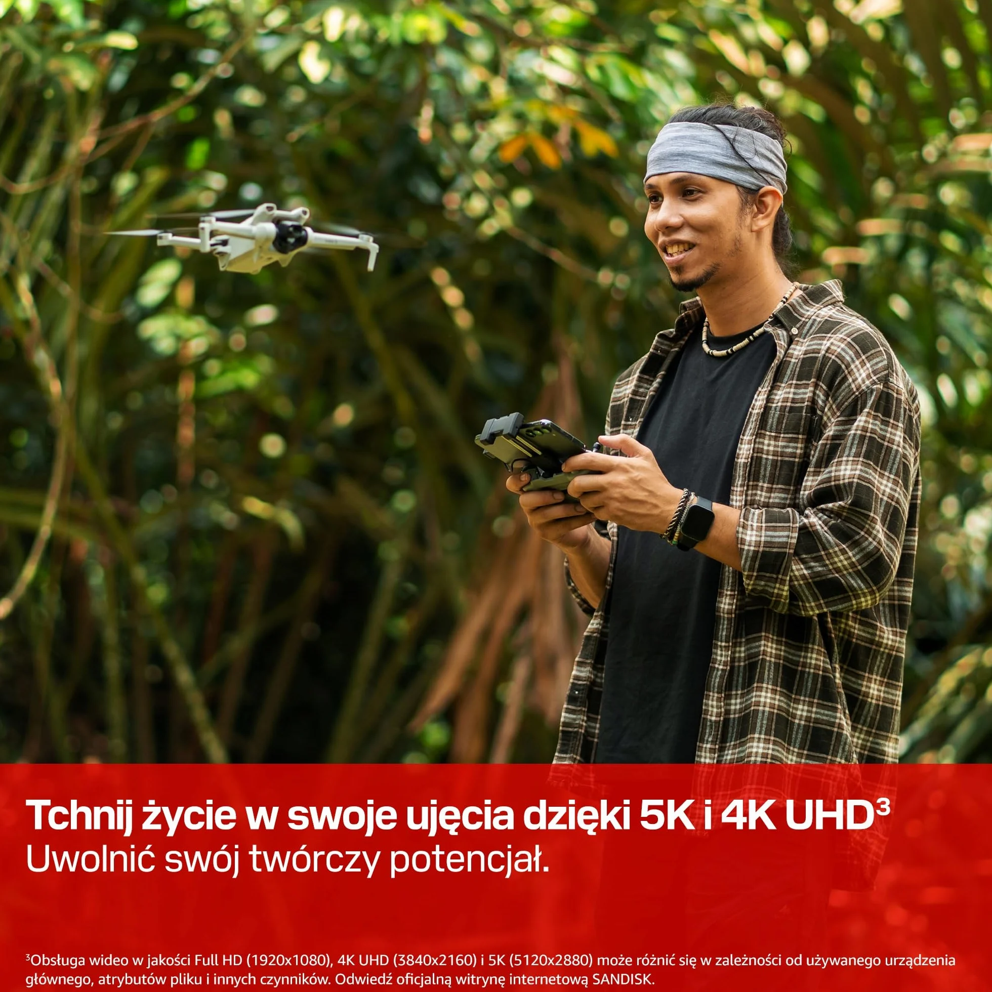 SANDISK Extreme PRO microSD Karta UHS-I + SD Adapter, 128 GB (prędkość odczytu do 250 MB/s i prędkość zapisu do 120MB/s, 5K, 3K, 4K UHD, C10, V30, U3, A2)