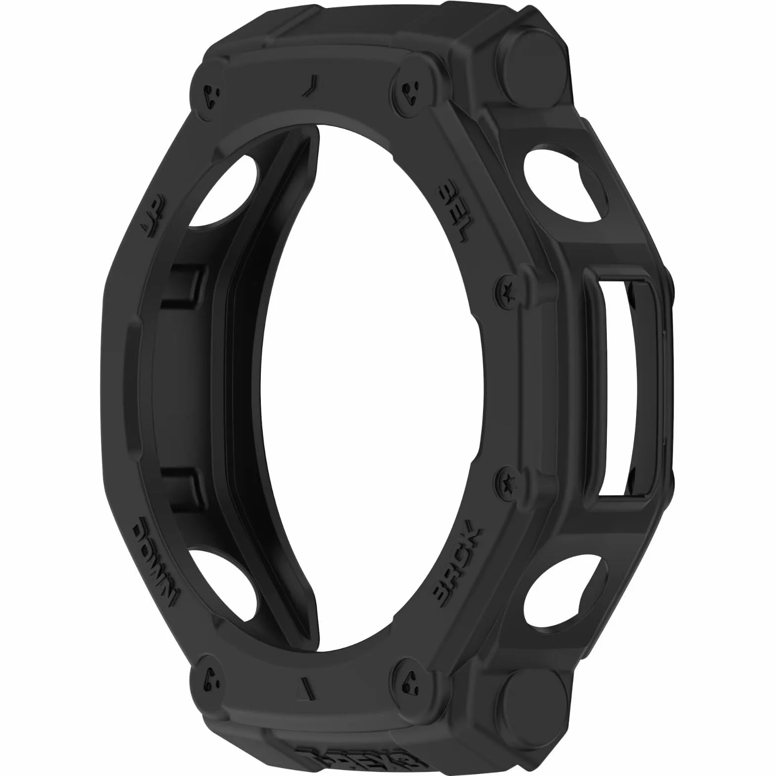 FTRONGRT Etui kompatybilne z Amazfit T-Rex 3, miękkie TPU, odporne na zarysowania etui ochronne do zegarka kompatybilne z Amazfit T-Rex 3. Czarne
