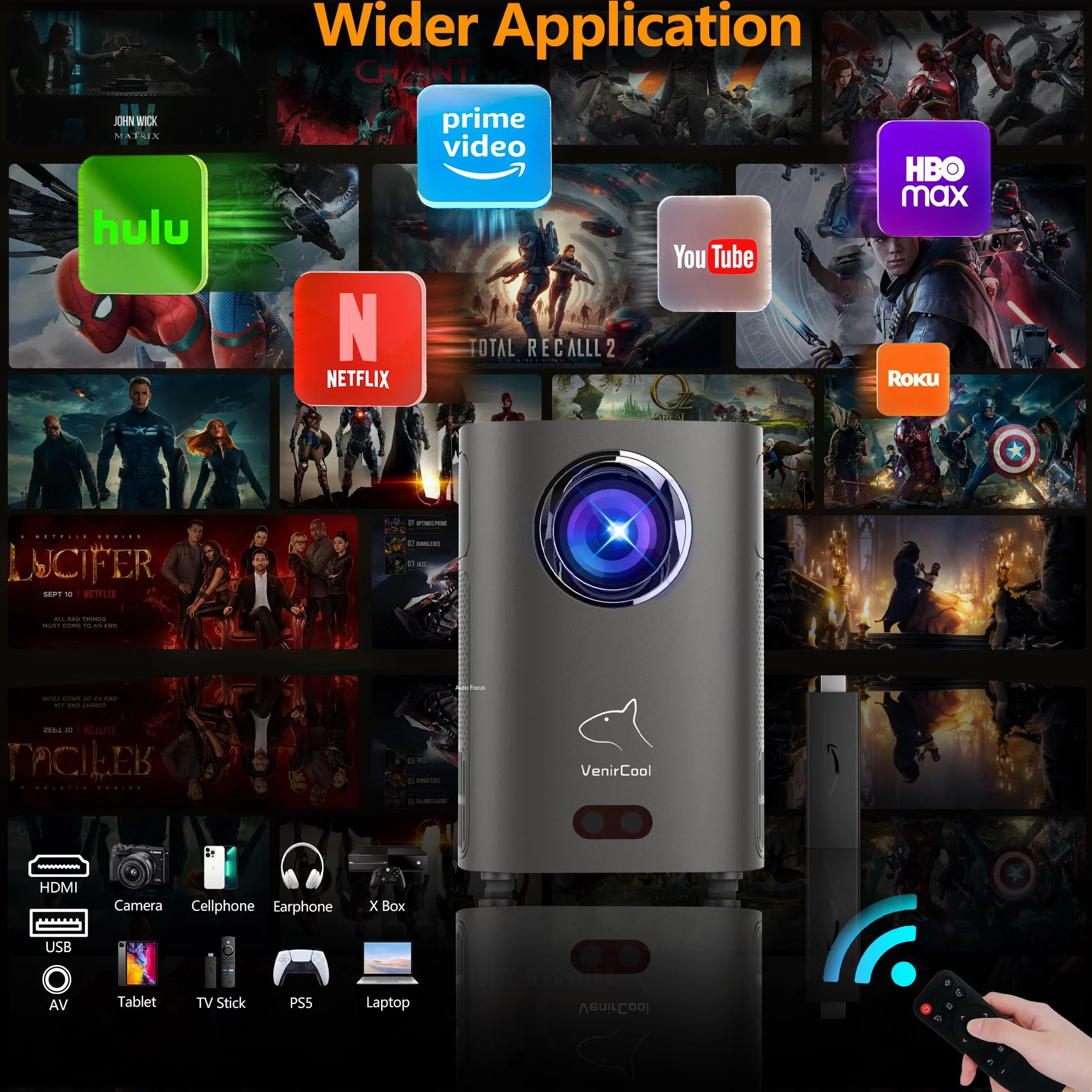 Projektor Q3 Ultra 750 ANSI/10000 ISO LUMEN Android 11 1080P 4k obsługa wyświetlacza FHD - mini inteligentny projektor WiFi i Bluetooth do kina domowego i filmów na świeżym powietrzu z