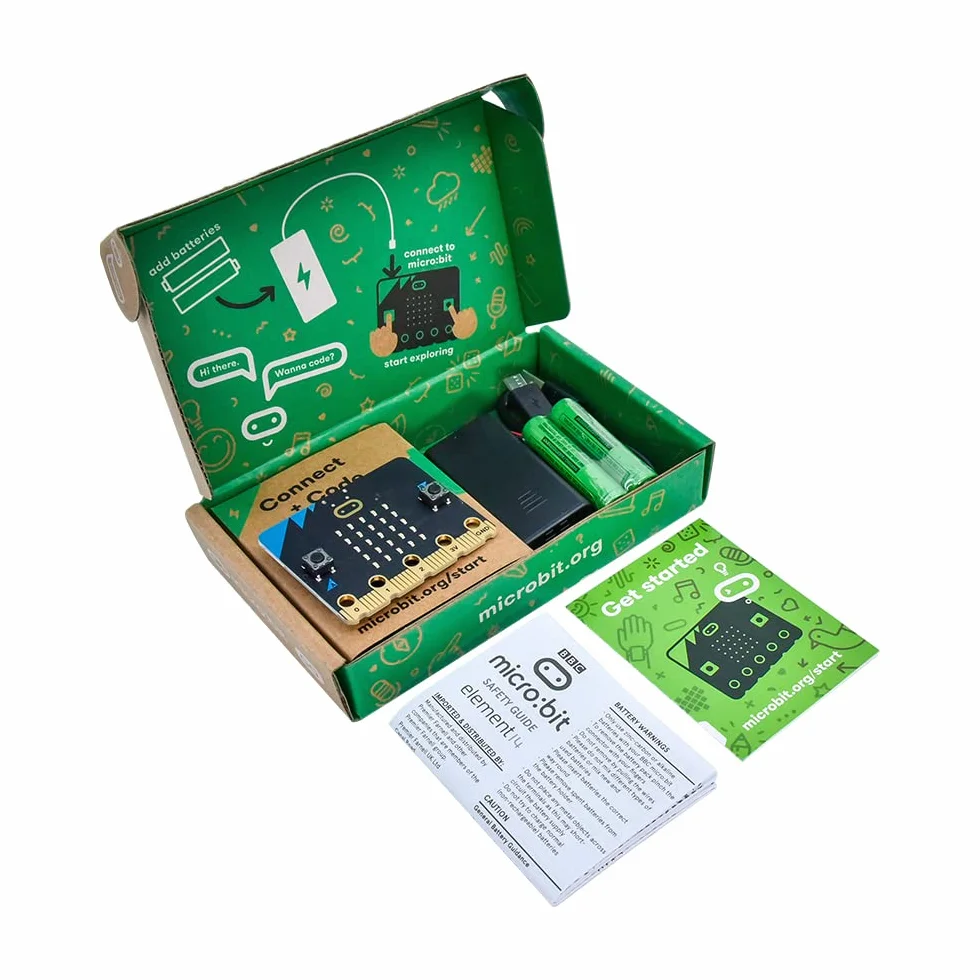 KEYESTUDIO Podstawowy zestaw startowy do mikrobitów BBC, z płytą mikrobitową, kablem micro USB