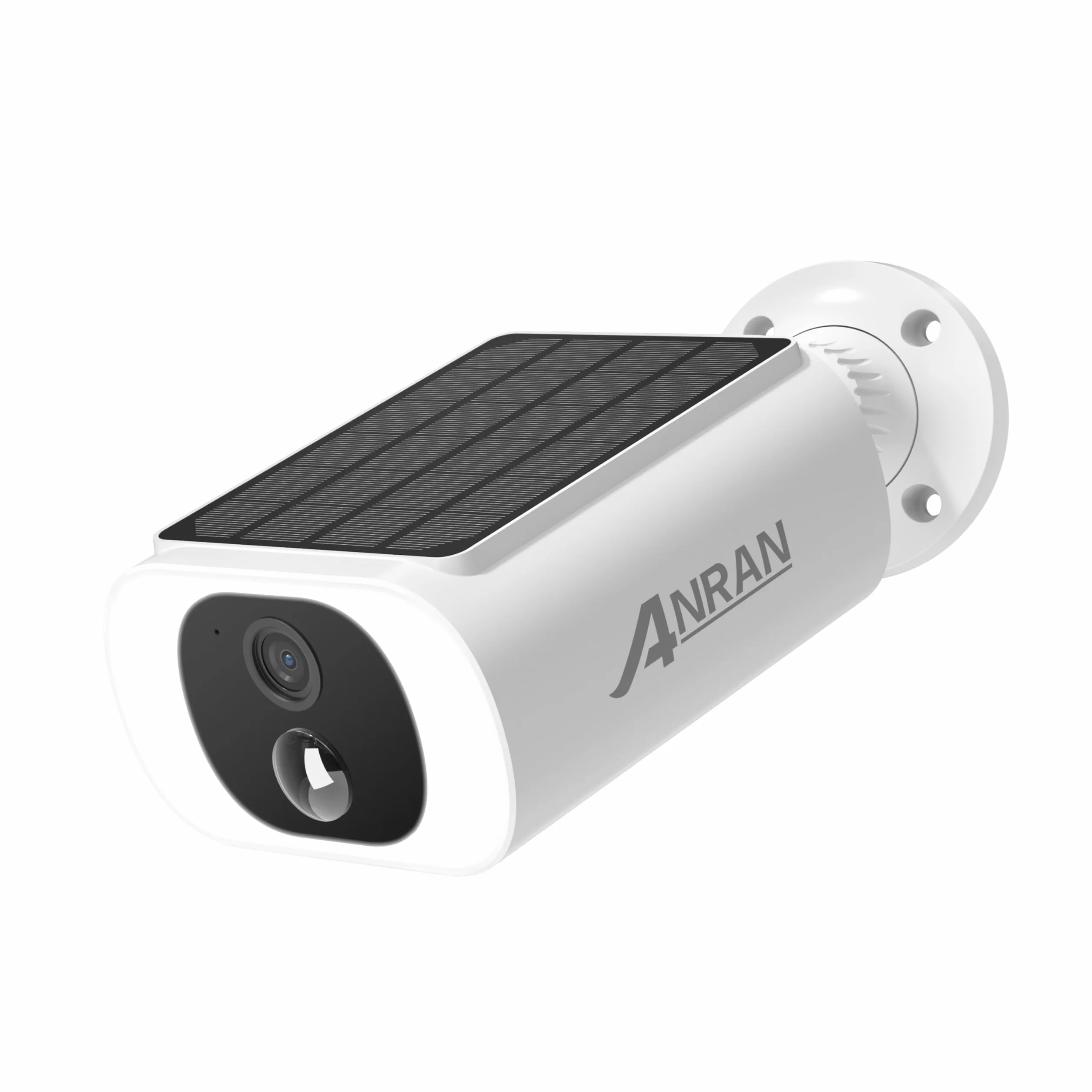 ANRAN 2K Zewnętrzna Kamera Monitorująca z Akumulatorem, Bezprzewodowa Kamera Monitorująca na Zewnątrz z Panelem Słonecznym, WiFi 2,4 GHz, Wodoodporność IP65, Dwukierunkowe Audio, C3