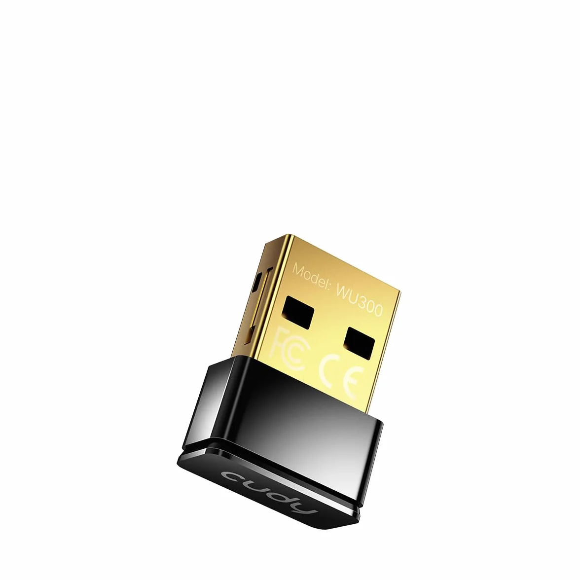 Cudy AX300 Adapter Wi-Fi 6 Nano USB, mini klucz sprzętowy 286 Mb/s, Plug & Play, USB 2.0, tryb hotspotu Soft AP, Windows 7/10/11, tylko 2.4 GHz, ultra kompaktowy 20 × 15 × 8 mm, WU300