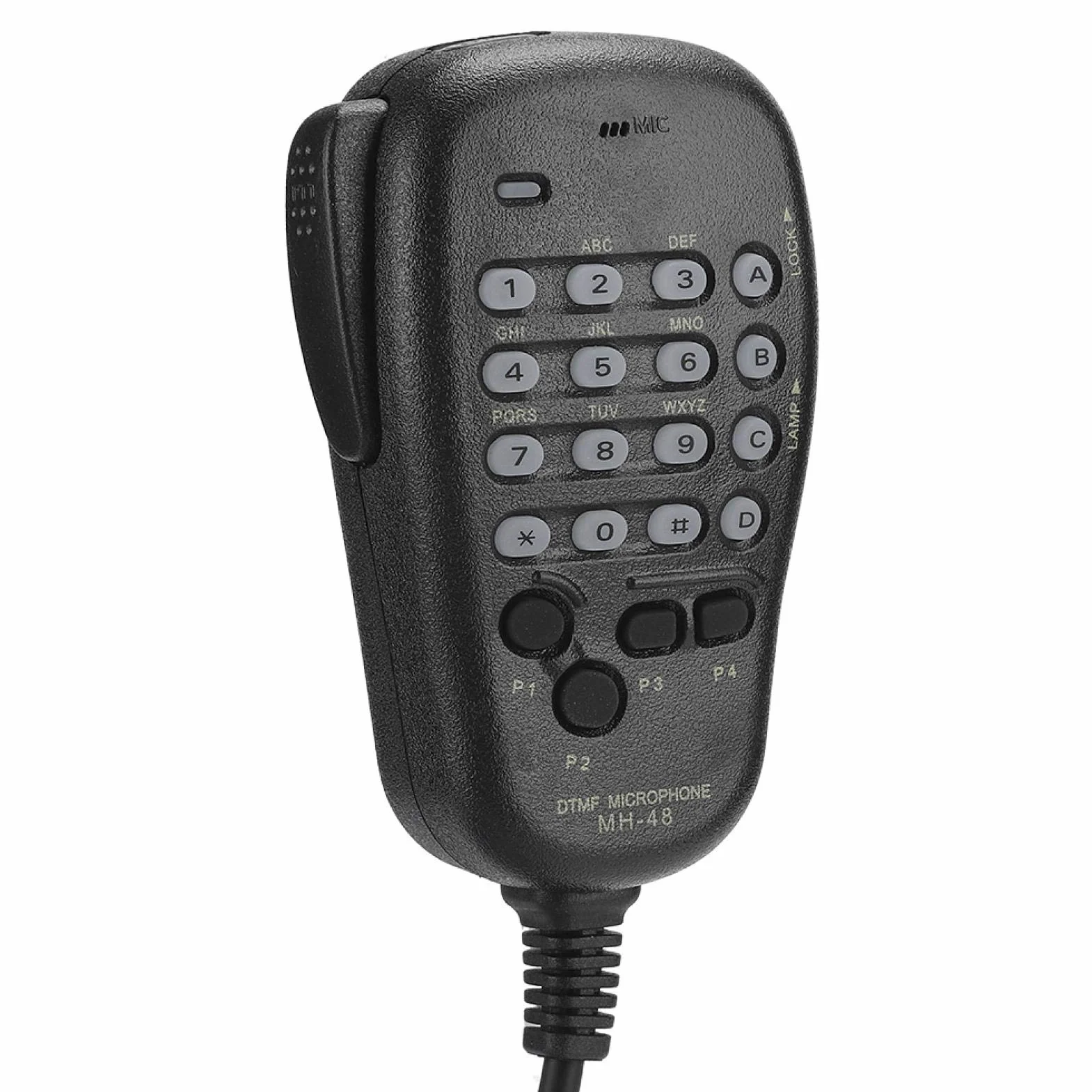 Dwukierunkowy radiowy mikrofon z głośnikiem, 6-pinowy ręczny mikrofon MH-48 DTMF kompatybilny ze stacją radiową FT-7800R, FT-7800E, FT-7800, FT-7900R, FT-8800R, FT-8800E,