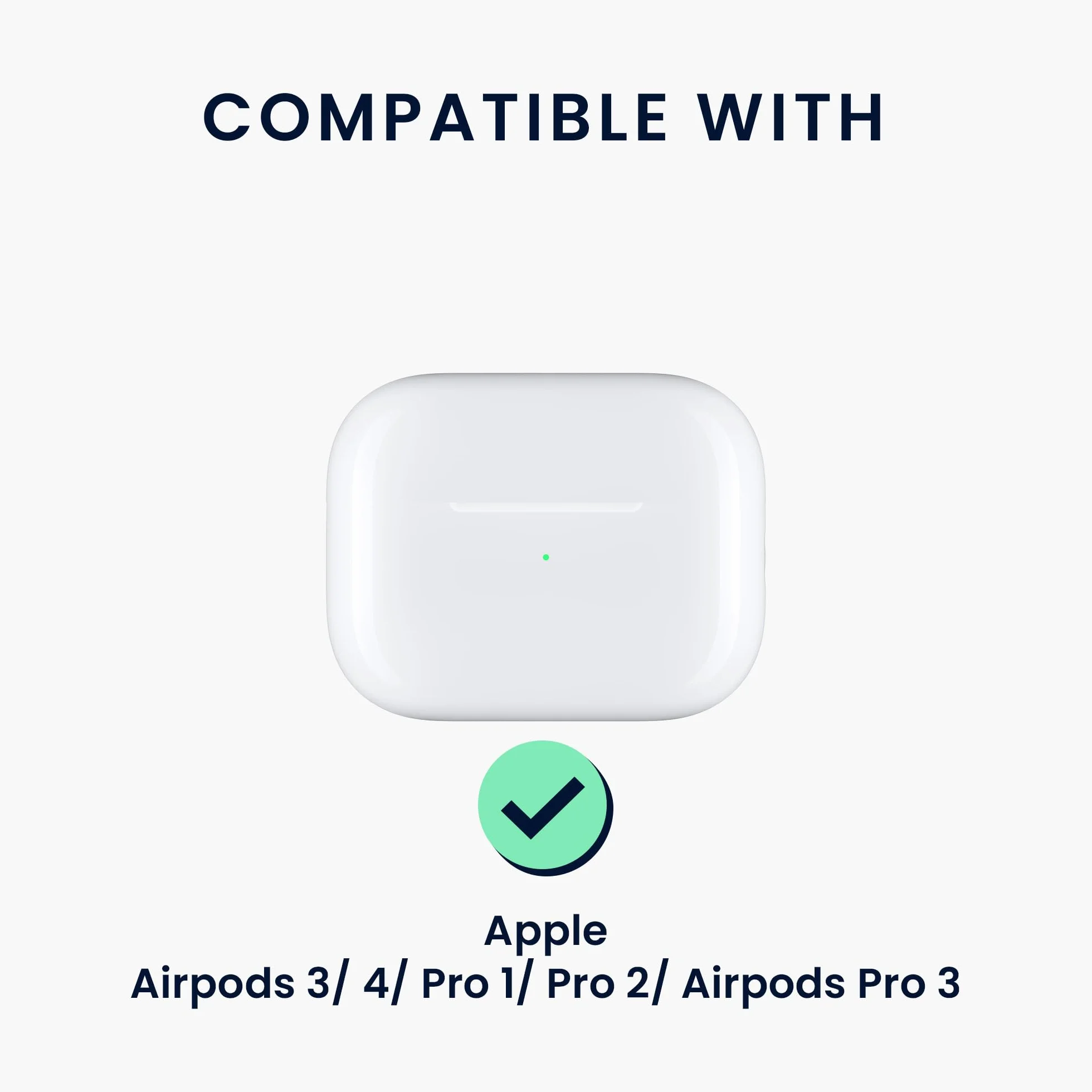 kwmobile silikonowa opaska do Apple Airpods 3/4 / Pro 1 / Pro 2 / Airpods Pro 3 uchwyt do joggingu - pasek na słuchawki douszne - akcesoria do słuchawek - czarno-pomarańczowy