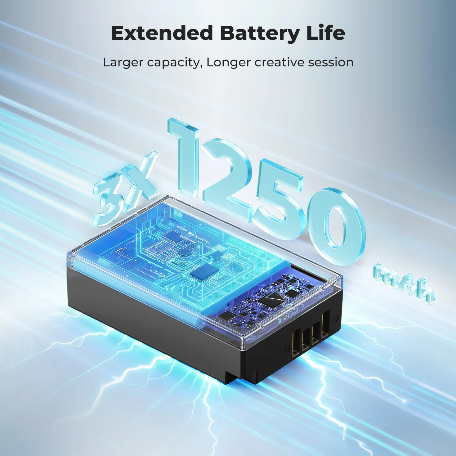 Zestaw 3 akumulatorów K&F CONCEPT LP-E17 o pojemności 1250 mAh i ulepszona ładowarka LCD z 3 gniazdami, kompatybilne z aparatami Canon EOS RP, EOS R10, EOS R8, EOS R50, Rebel T8i, T7i, T6i, SL2, SL3,