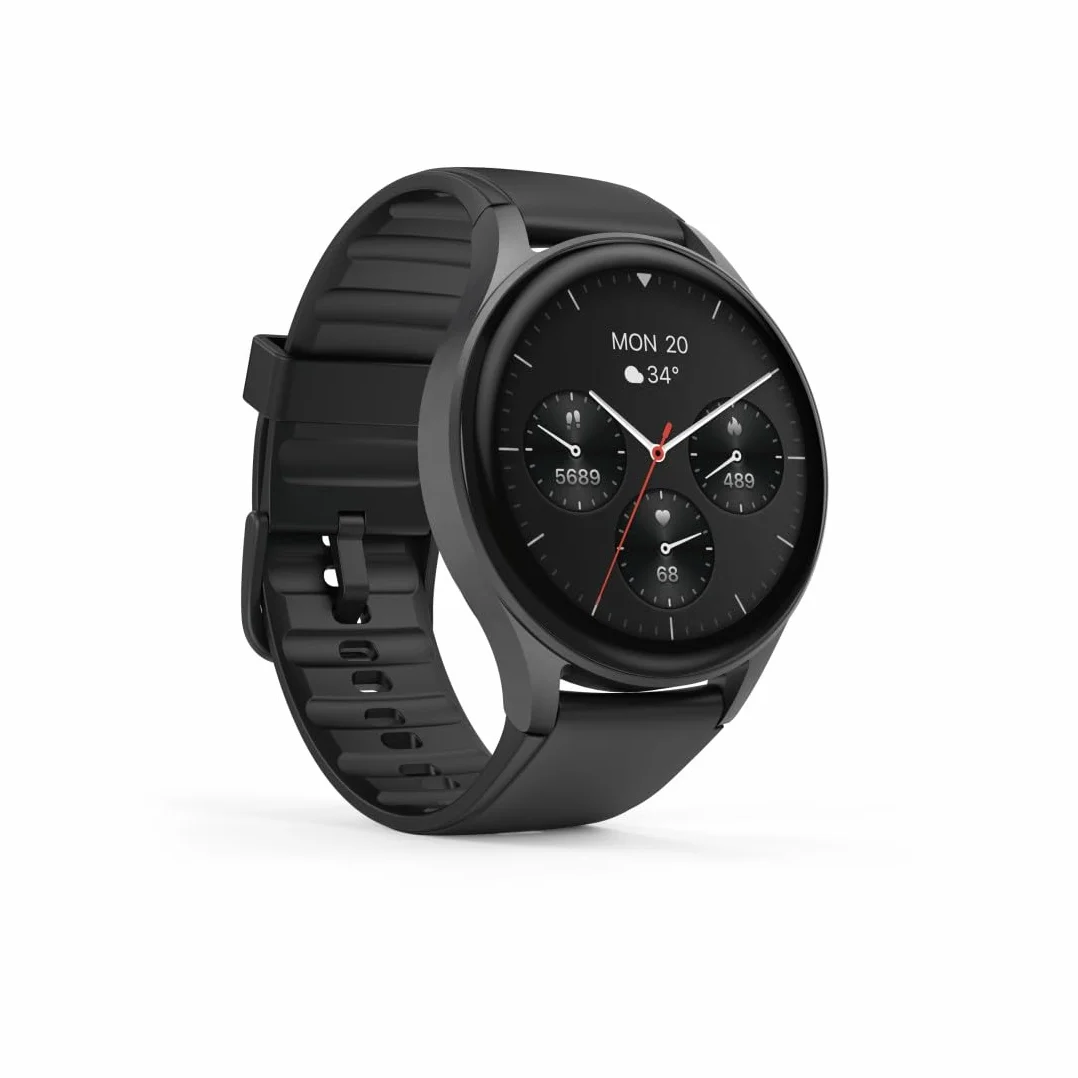 Hama Smartwatch 8900 GPS AMOLED 1.43 czarny wodoodporny smart zegarek fitness