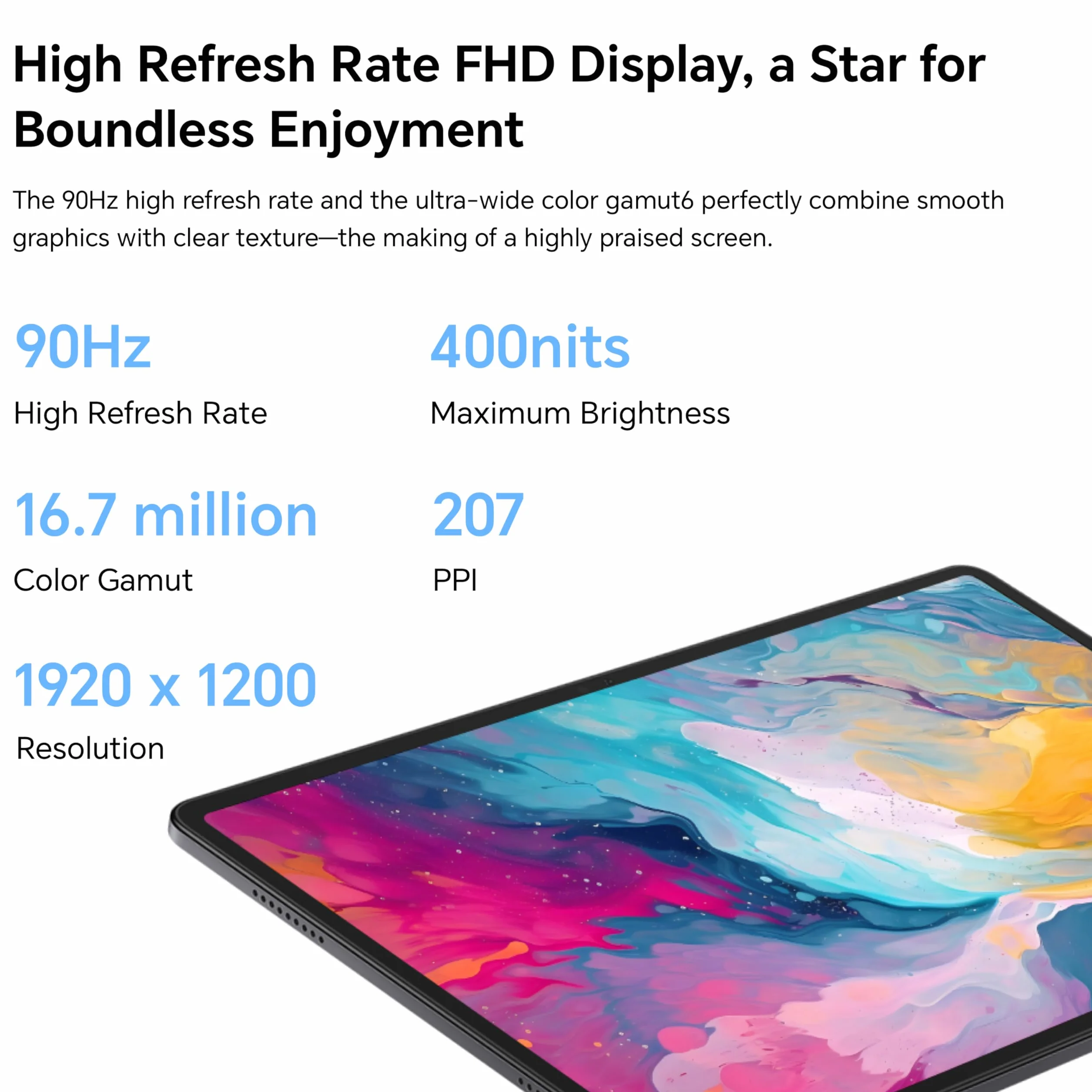 HONOR Pad X8a, tablet Wi-Fi 11-calowy, pamięć masowa 128 GB, bateria 8300 mAh, czterogłośnikowy, smukła metalowa konstrukcja, Android 14, szary (Space Grey)