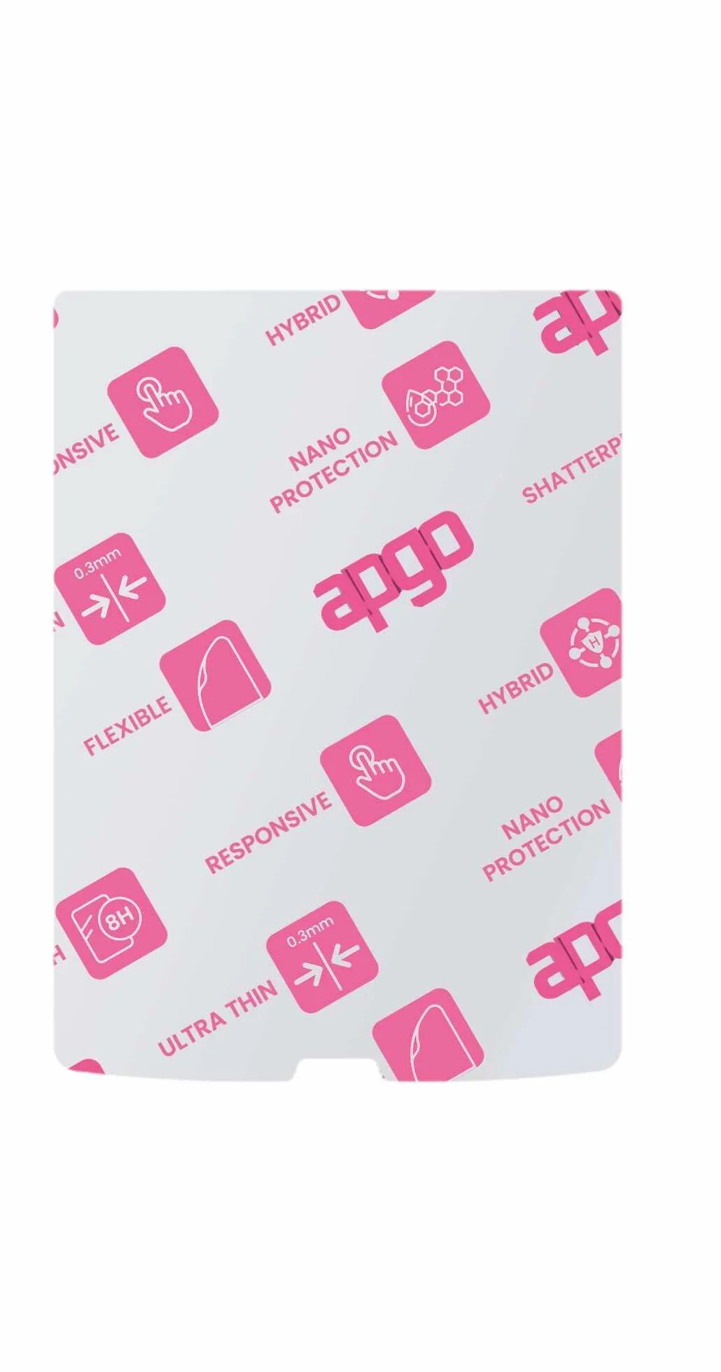 apgo Hybrid Glass Screen Protector do INKBOOK Solaris, szkło hybrydowe, zamiennik hartowanego