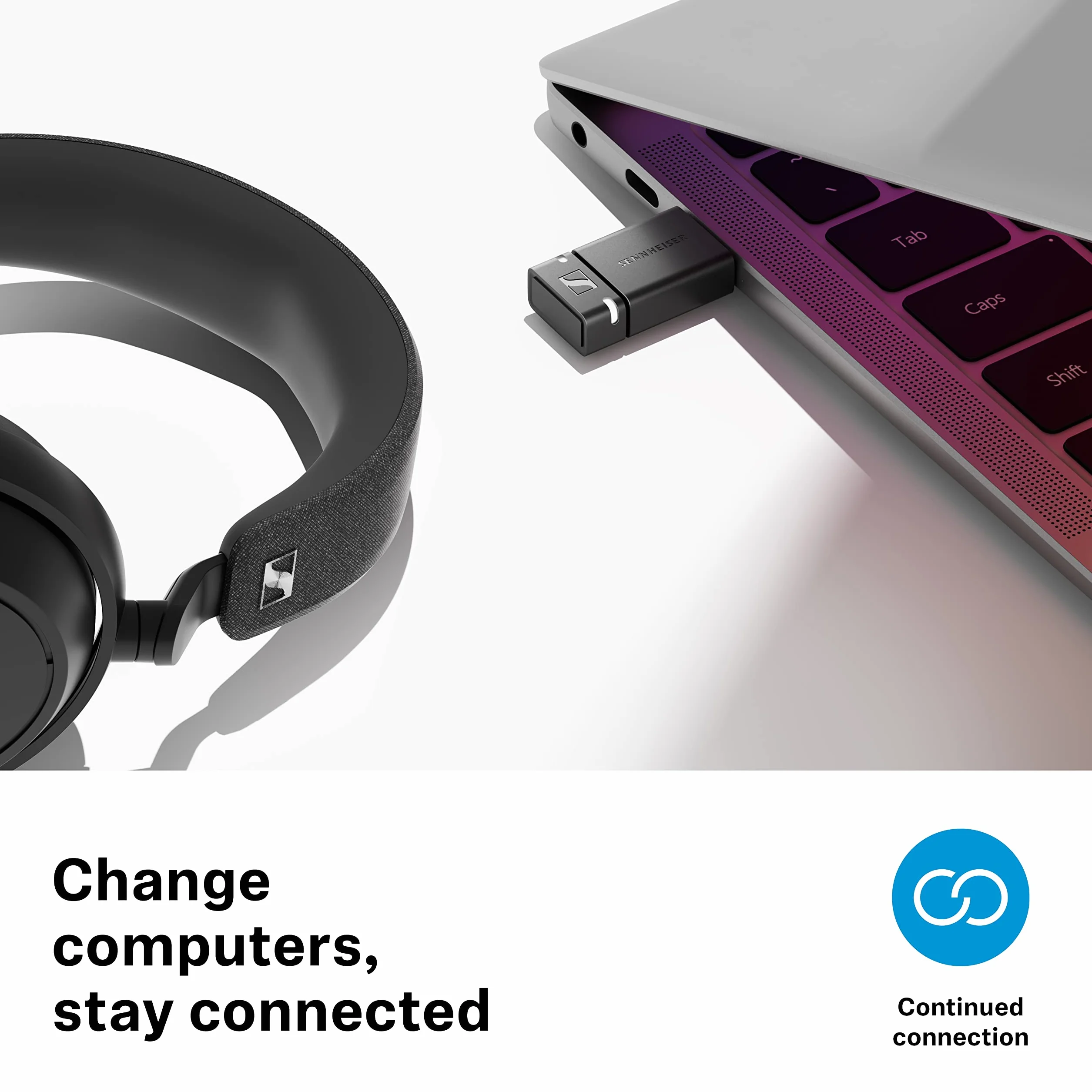 Sennheiser BTD 600 Bluetooth Dongle Adapter USB-A/USB-C AptX
