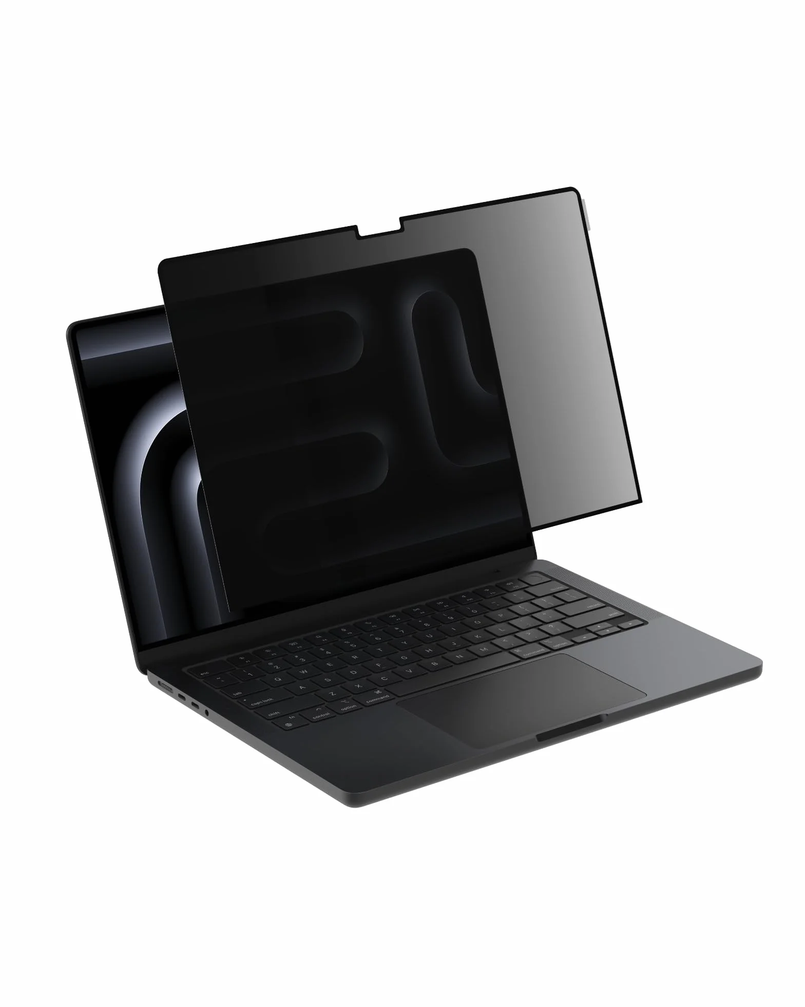 Belkin ScreenForce TruePrivacy osłona ekranu do MacBooka Air Pro 14 M1-3, przeciwodblaskowy filtr prywatyzujący 2H, silikonowe mocowanie
