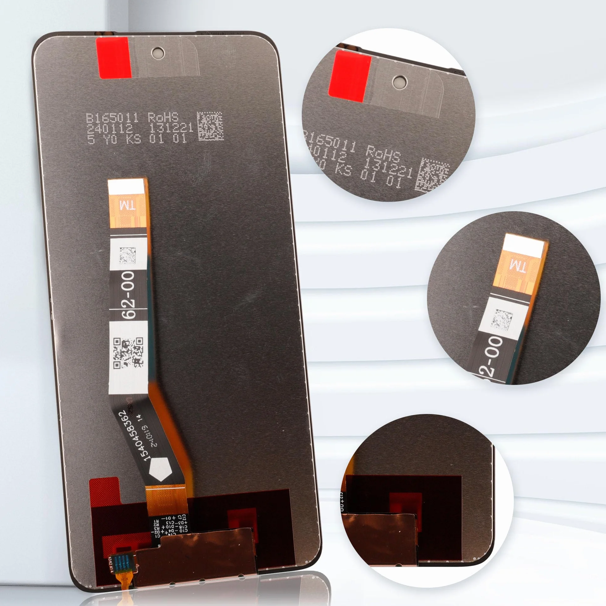Wyświetlacz LCD 6,5" kompatybilny z Motorola Moto G54 XT2343-1, XT2343-2 (czarny, bez ramki), wyświetlacz LCD, ekran dotykowy, digitizer + zestaw narzędzi