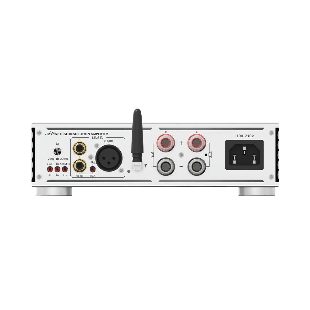 Sabaj A10a 2022 Wersja Wzmacniacz mocy MA5332M Chip 225 W Klasa D Obciążenie mostkowe Zapewnia wejście XLR i RCA Bluetooth 5.0/XLR/RCA, RMS 110Wx2(4Ω)0,005% THD+N