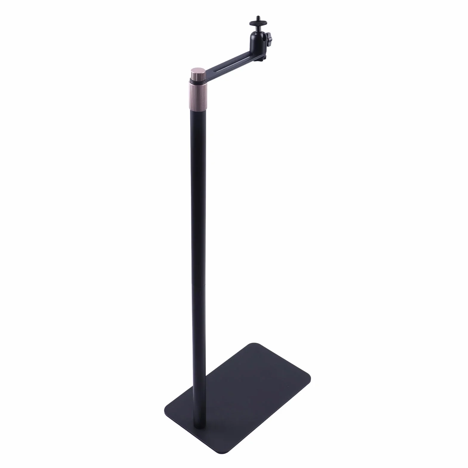 Stojak na Projektor 70-120 Cm, Regulowana Wysokość, Podłogowy z Podstawą ze Stali Węglowej, Odłączany do Projektora Gimbal z Kamerą Telefon