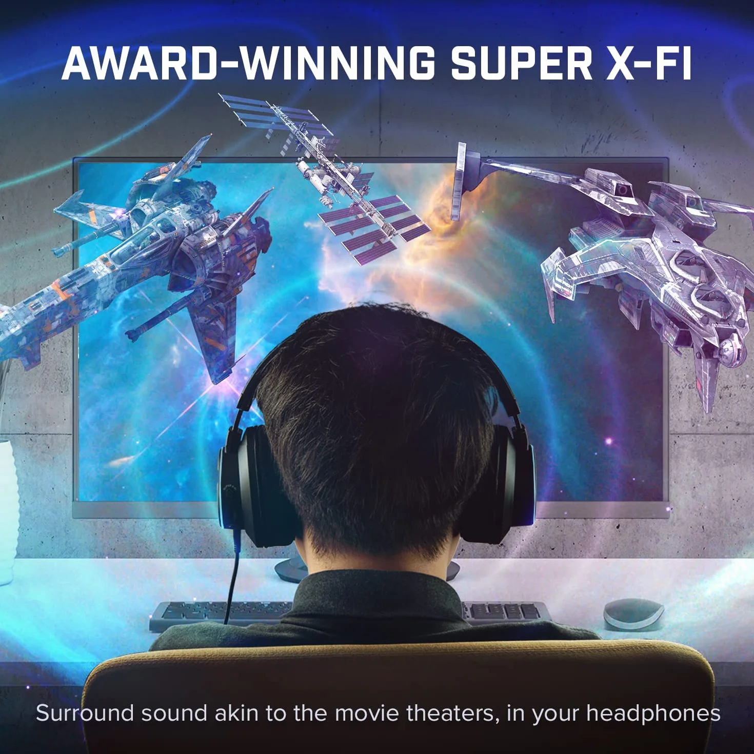 CREATIVE - Sound Blaster X1 - Zestaw słuchawkowy AMP