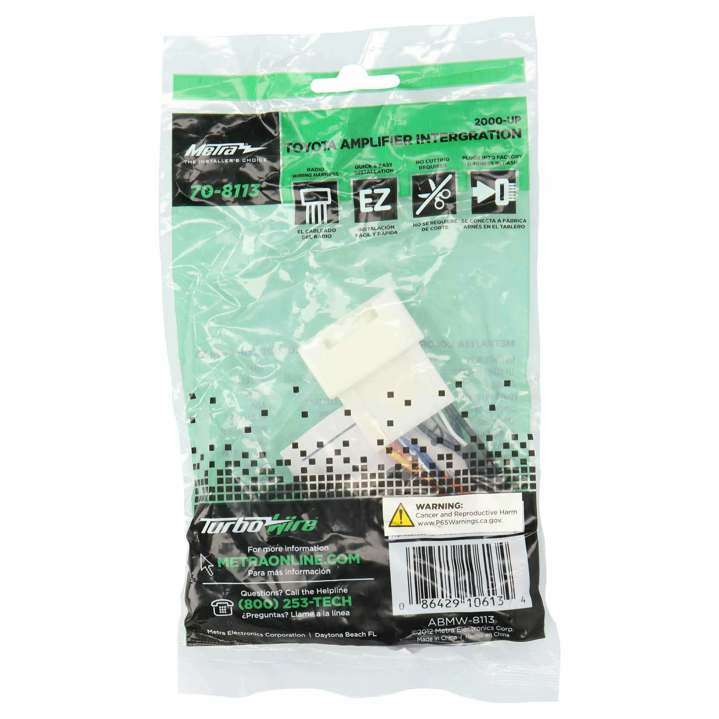Metra 70-8113 Uprząż integracyjna wzmacniacza do Toyota 2000-2004