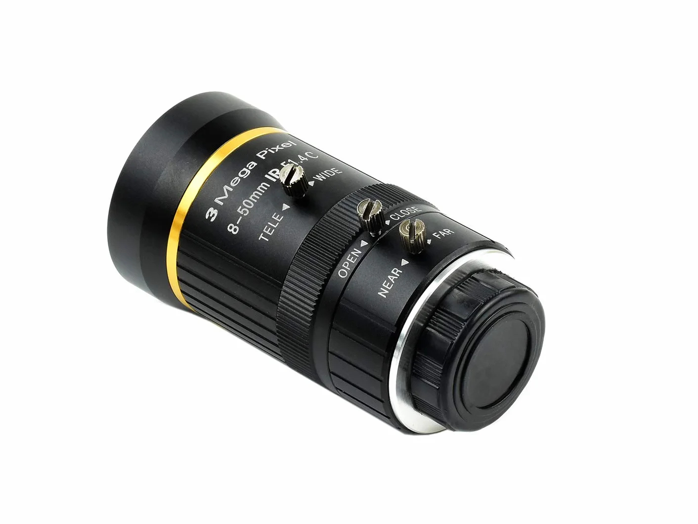 Waveshare 8-50mm C-Mount Zoom Lens for Raspberry Pi Camera