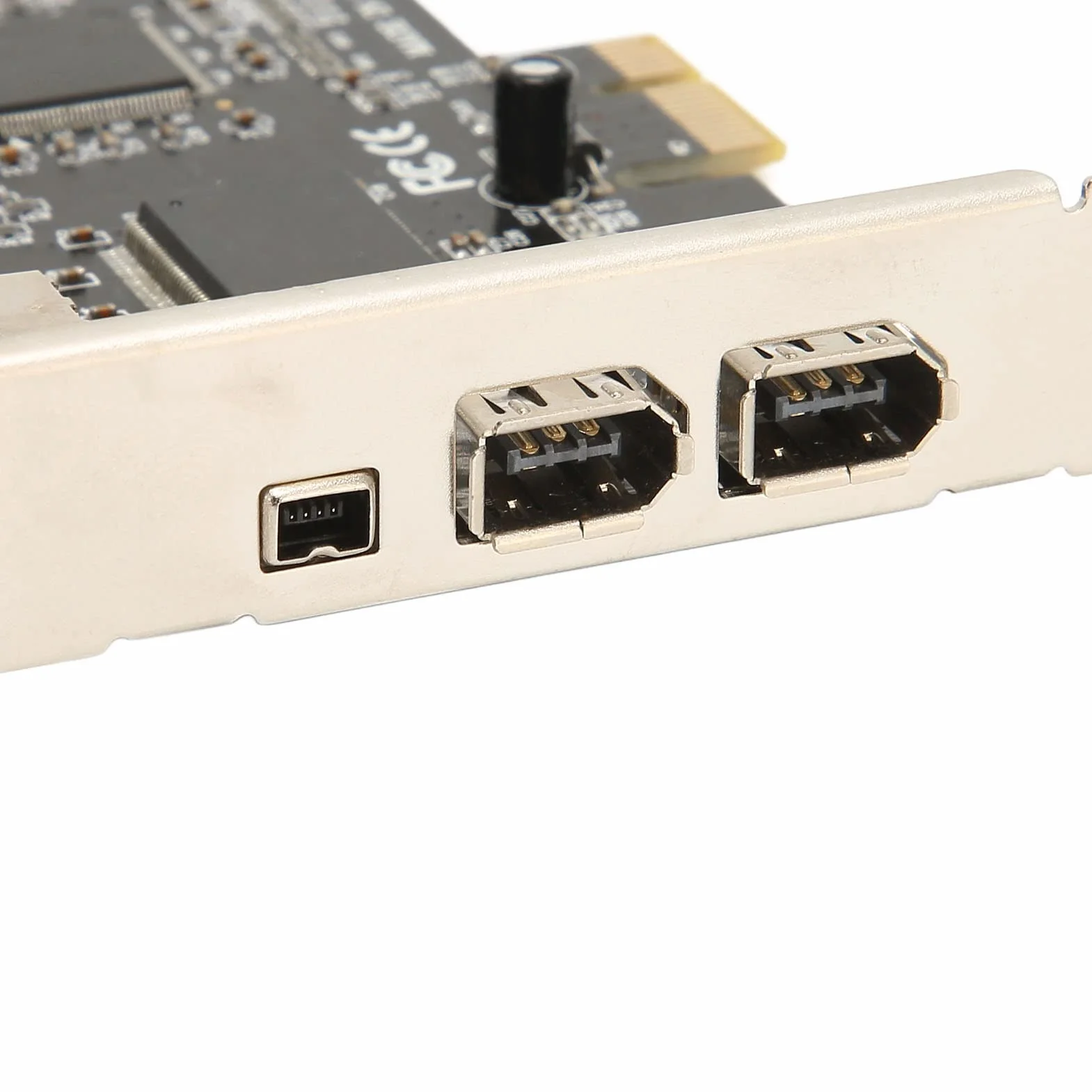 Karta PCIe Firewire dla Systemu 10, Karta Kontrolera PCI E Firewire 4 Porty ze Wspornikiem Niskoprofilowym i Kablem do Komputera Stacjonarnego i Połączenia DV