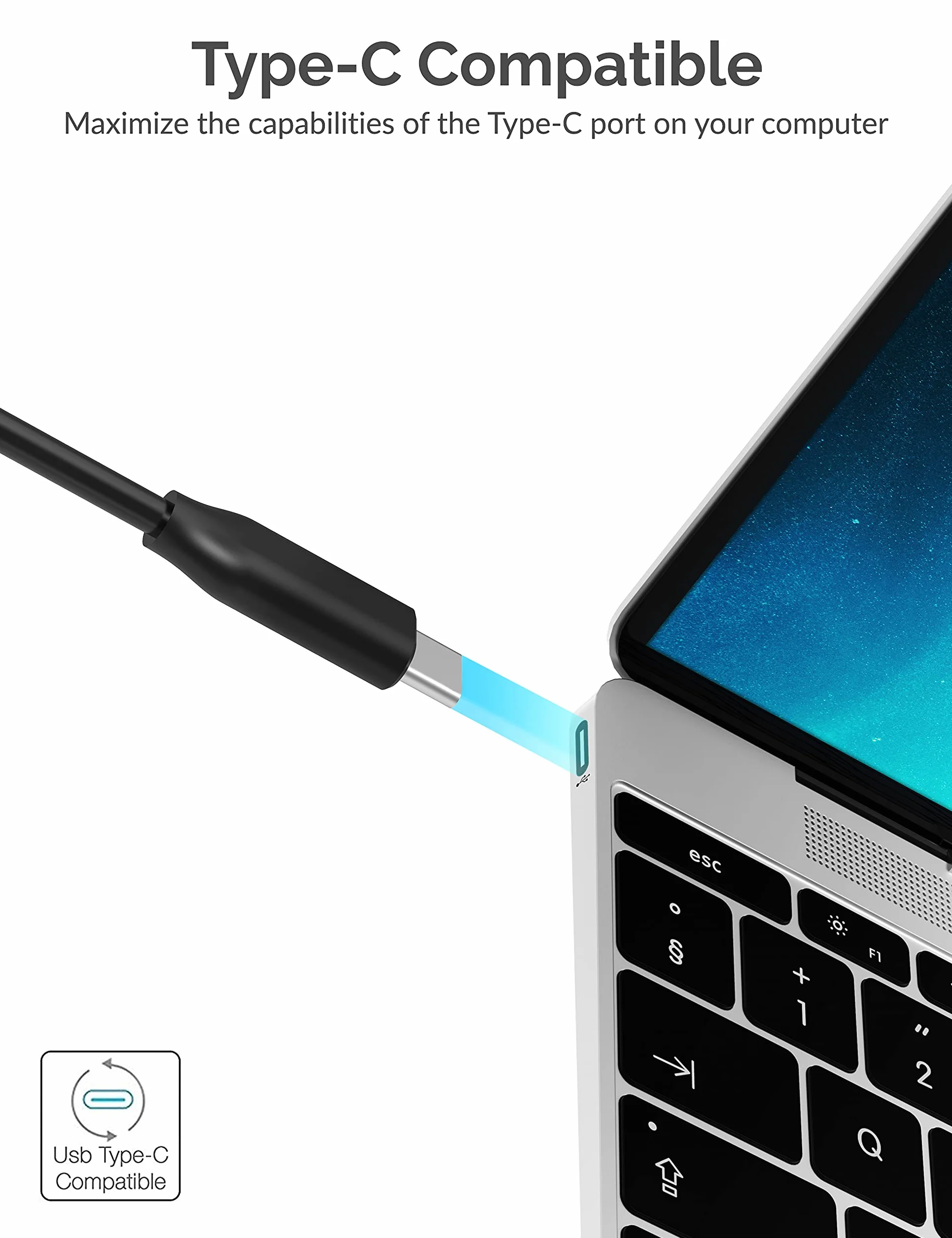 SABRENT Stacja dokująca do dysku twardego USB C SATA 2,5"/3,5", 2 kieszenie na dysk SSD/HDD na USB 3.2, zewnętrzna obudowa na dysk twardy, klonowanie offlinowe, UASP, kabel USB w zestawie, z
