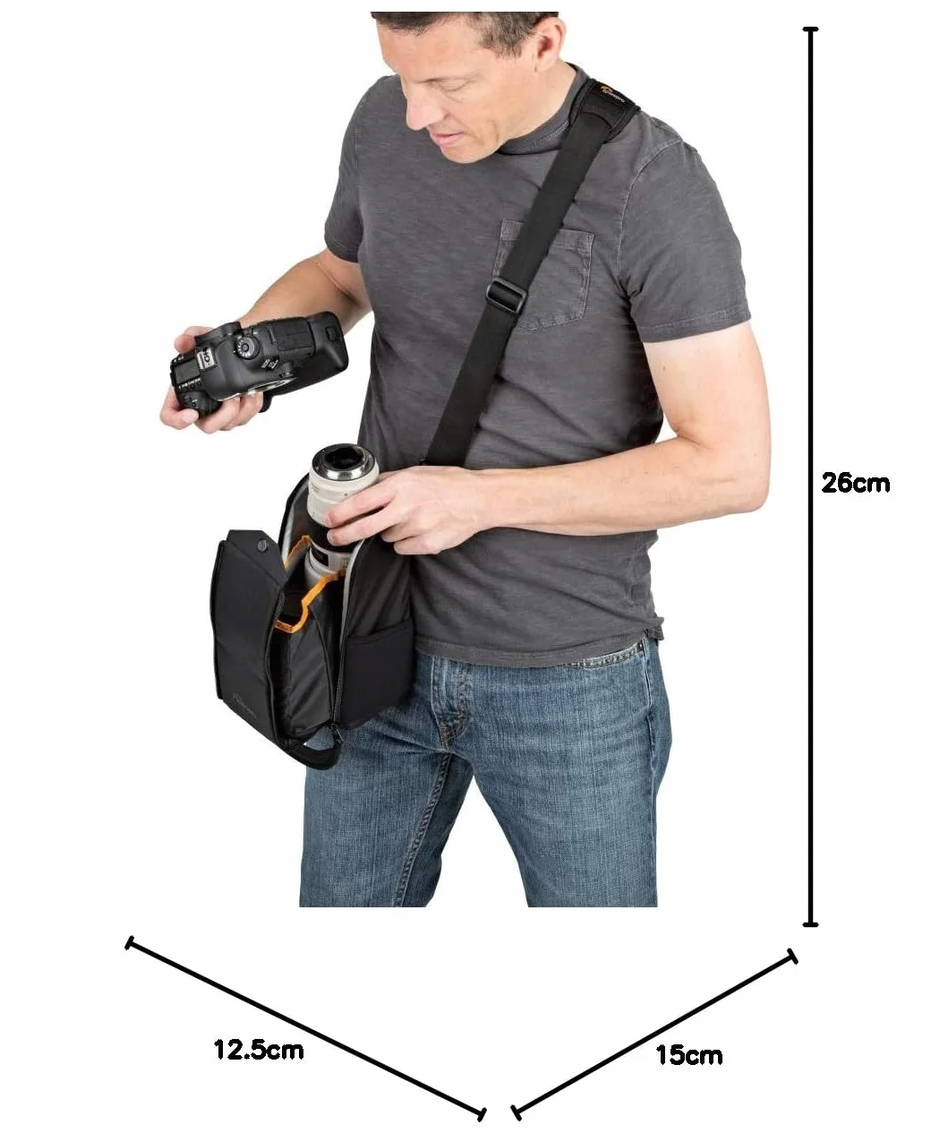 Lowepro LP37178 ProTactic Lens Exchange 200 AW - Black