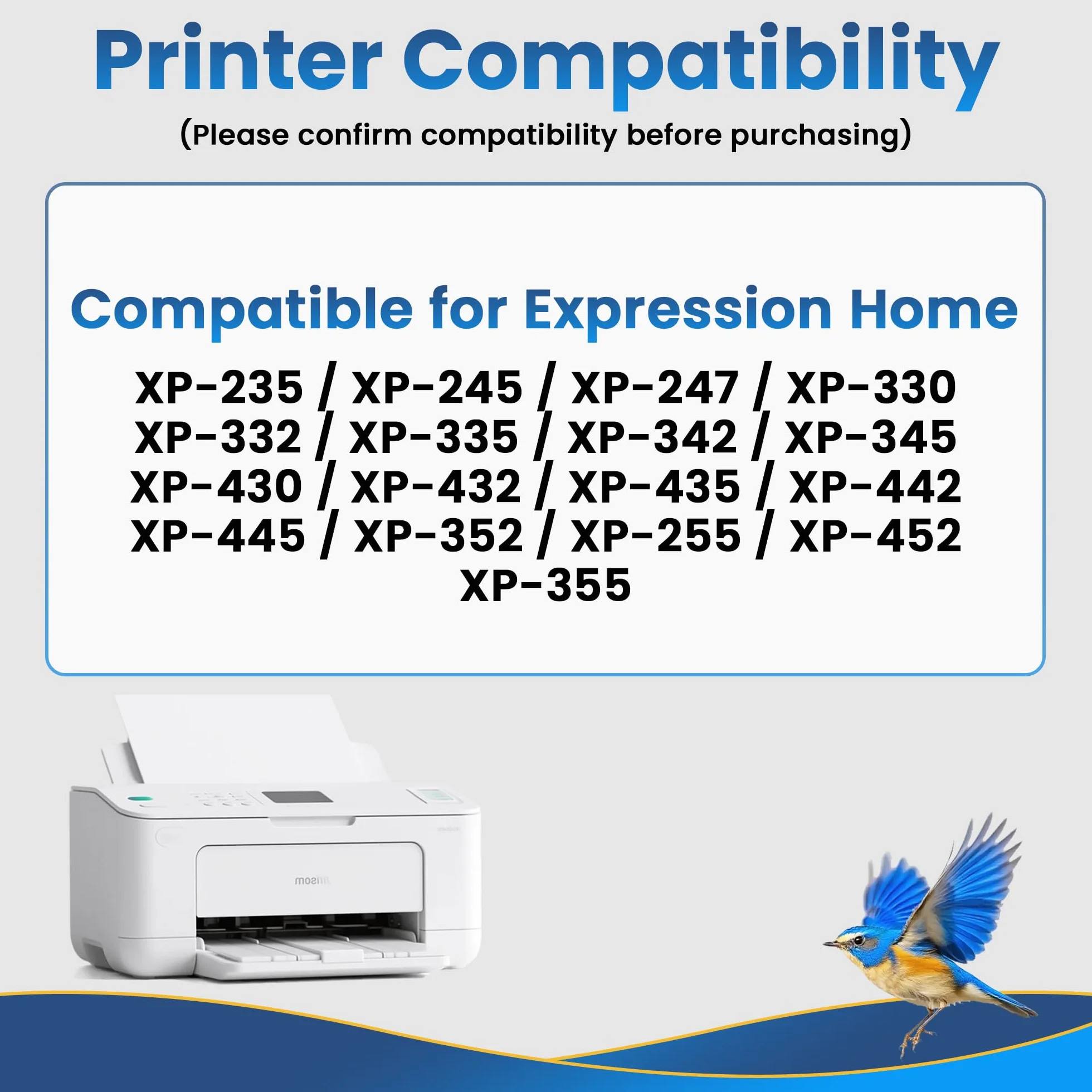 Wkłady atramentowe 29 XL dla Epson XP Home i modeli 352, 342, 332, 235, 245, 255, 335, 345, 355, 435, 442, 445, 452 (5 szt.)