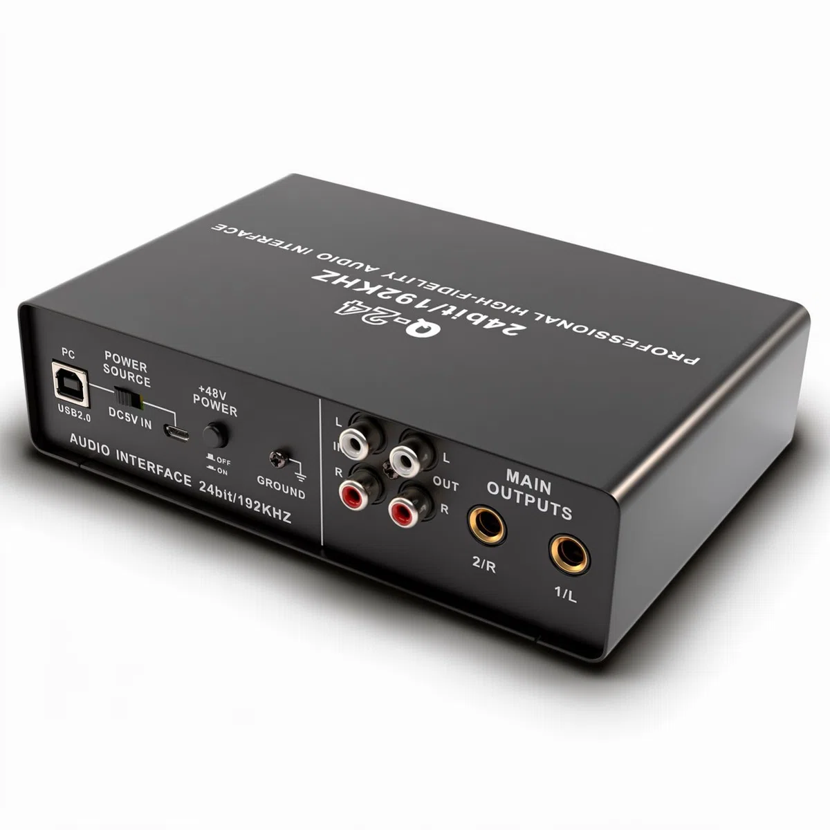 Zewnętrzna Karta Dźwiękowa USB do Nagrywania Karaoke, Mikser Audio, Przesyłanie Strumieniowe na żywo, PC