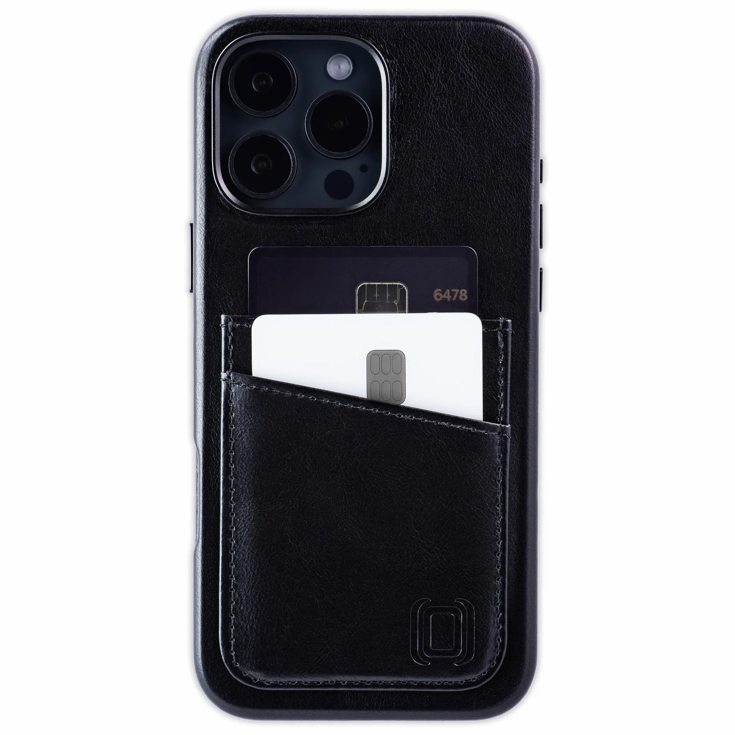 Dockem Etui ze Skóry Naturalnej V2 do iPhone 16 Pro Max z Wycięciem na Sterowanie Kamerą, Wbudowaną Metalową Płytką, Wszytym Portfelem z 2 Przegródkami na Karty Kredytowe (Czarny, M2GL)