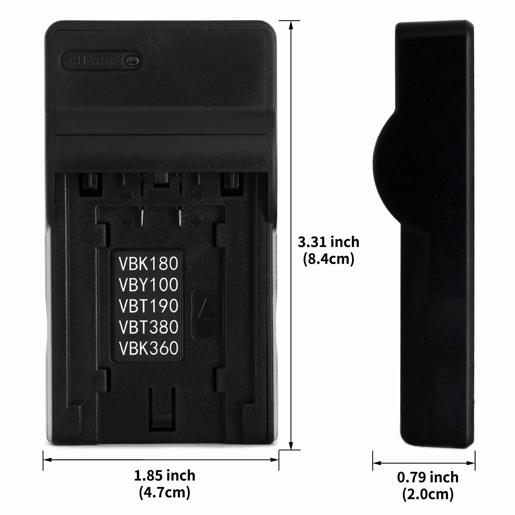 Norifon VW-VBK180 USB Ładowarka do Panasonic HDC-HS60, HDC-HS80, HDC-SD40, HDC-SD60, HDC-SD80, HDC-SD90, HDC-TM40, HDC-TM60, HDC-TM80, HDC-TM90, SDR-H100, SDR-H85, SDR-S50 Aparat i nie tylko